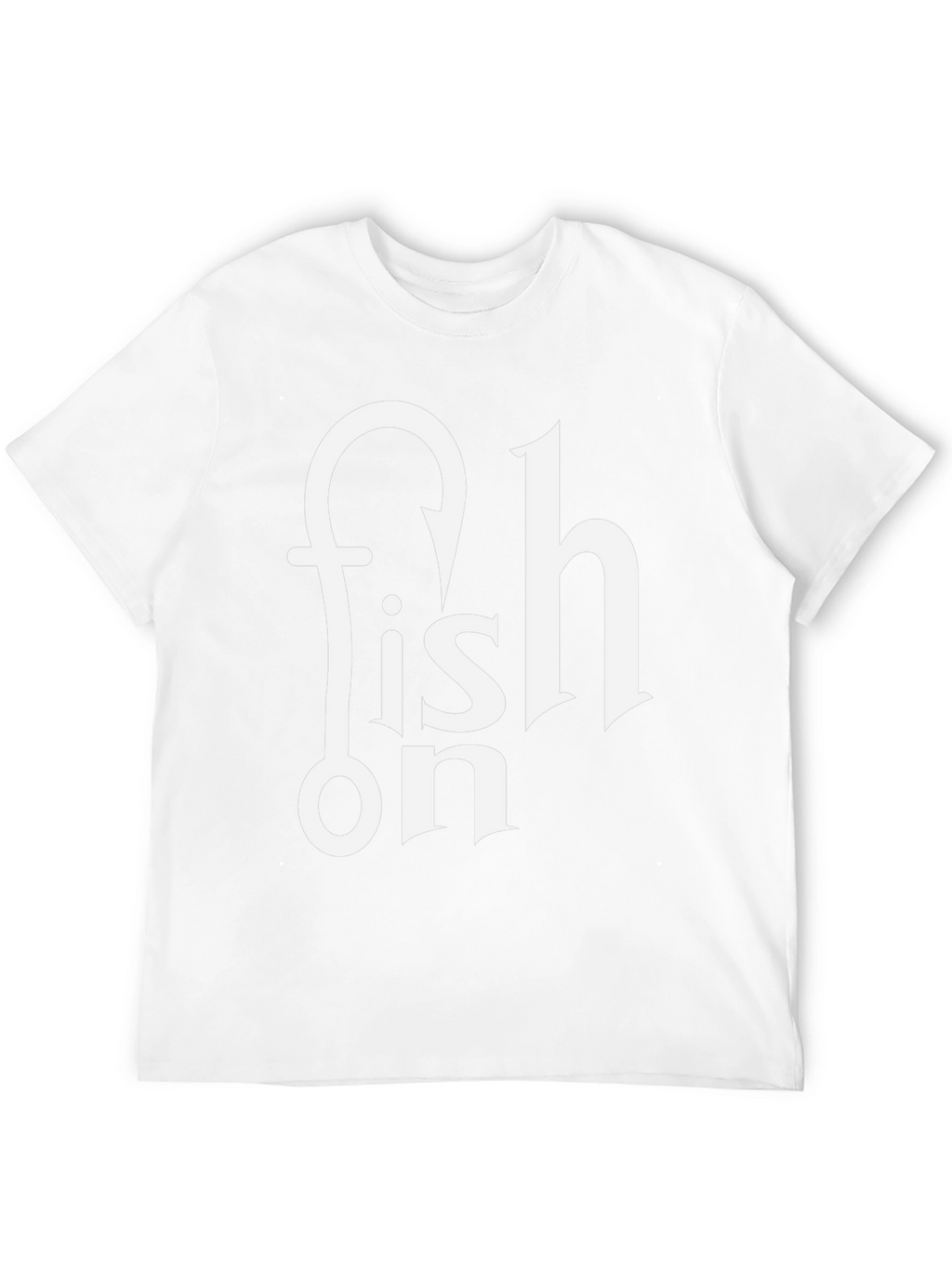 Fish On T-Shirt - Fishing Hook Graphic Tee