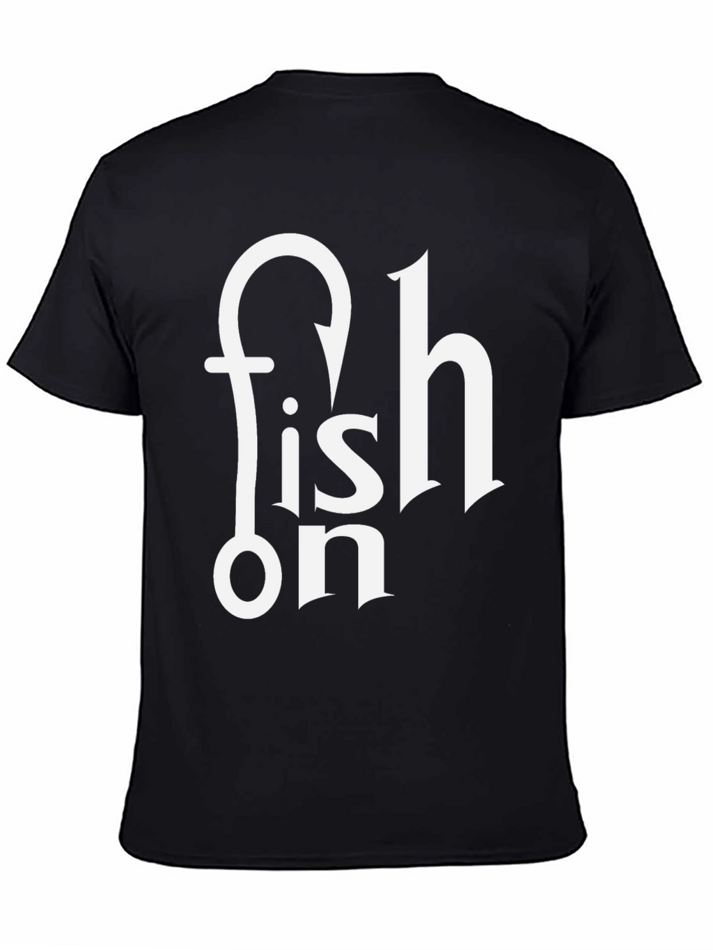 Fish On T-Shirt - Fishing Hook Graphic Tee