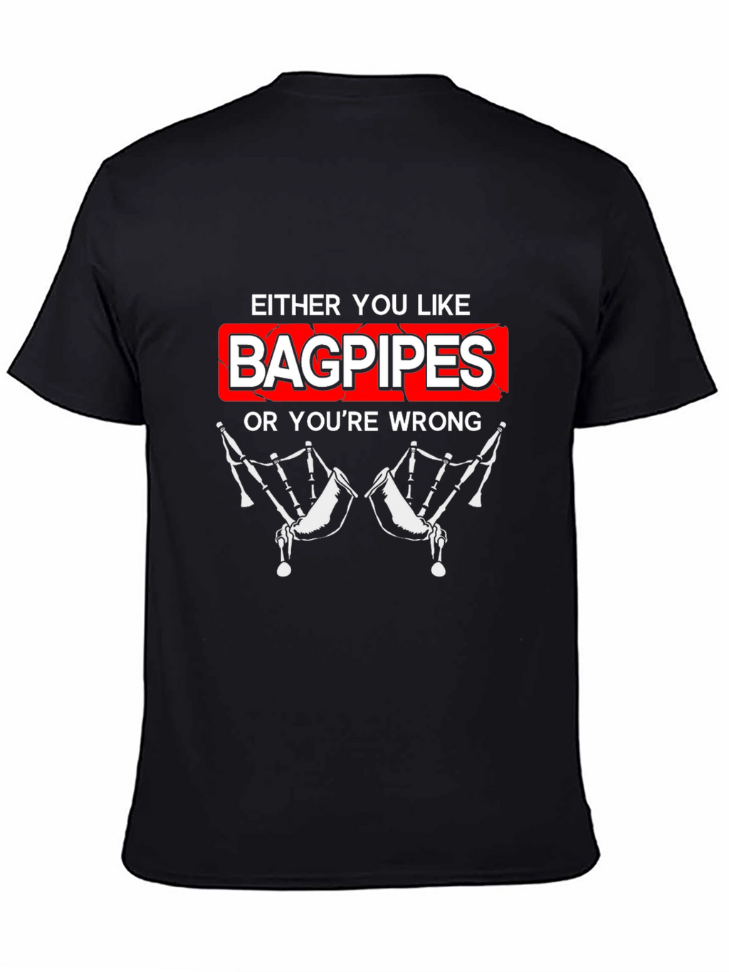 Bagpipes Graphic T-Shirt - Funny Music Lover Tee
