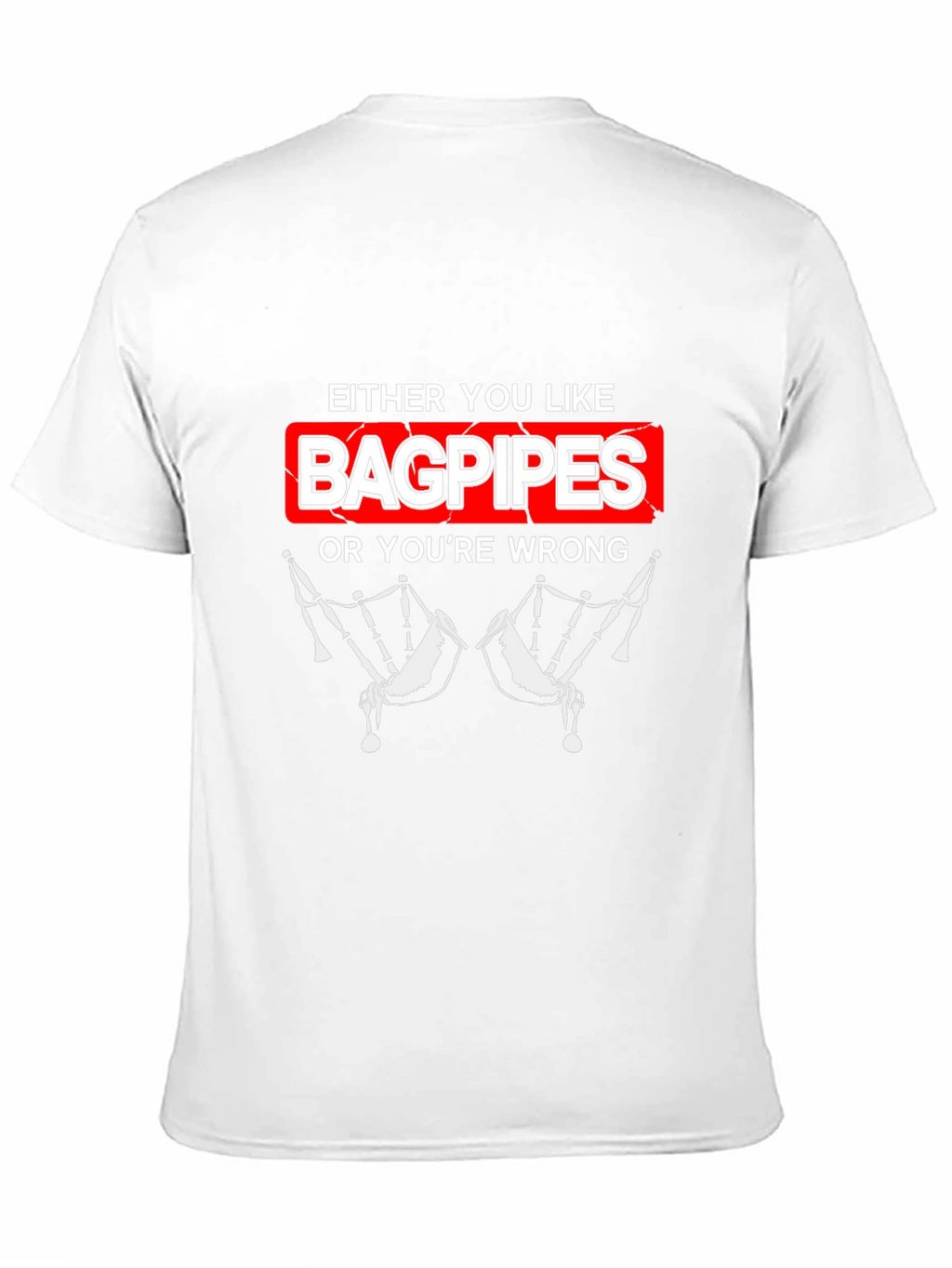 Bagpipes Graphic T-Shirt - Funny Music Lover Tee