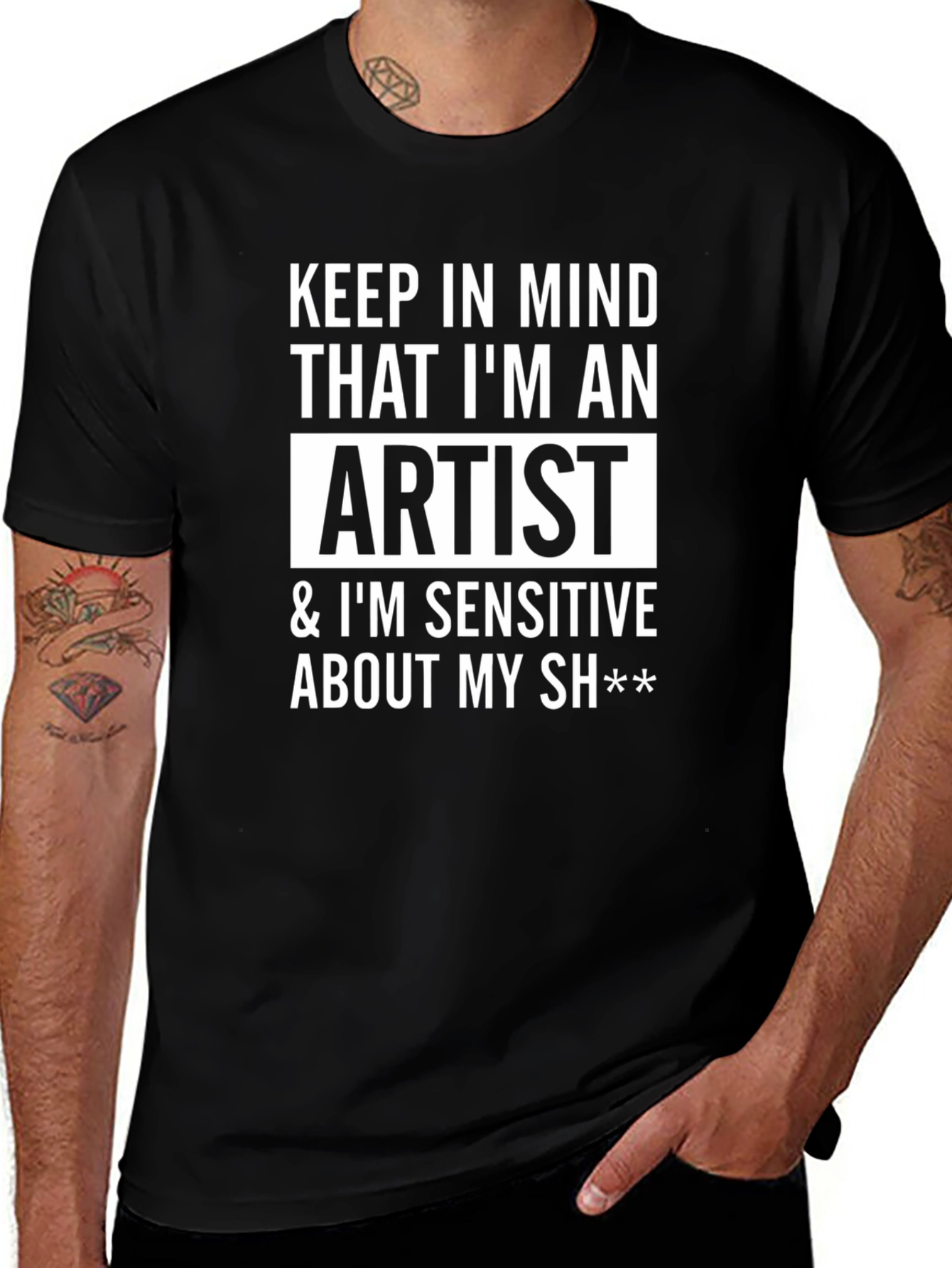 Artist Sensitive T-Shirt - Funny Graphic Tee