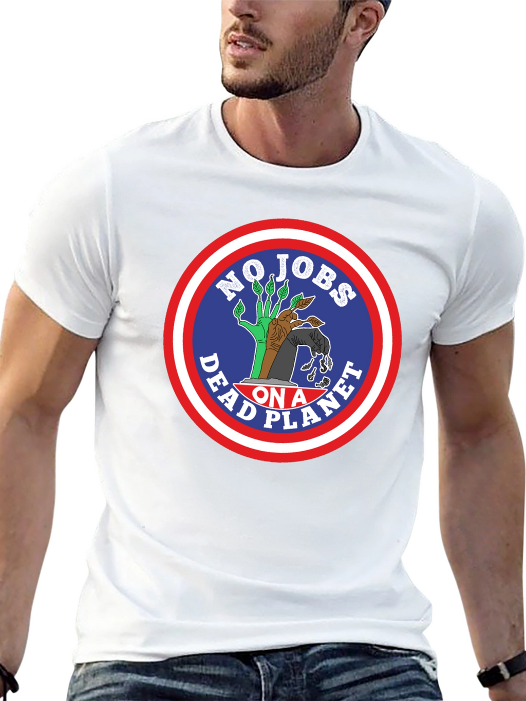 No Jobs on a Dead Planet Graphic Tee