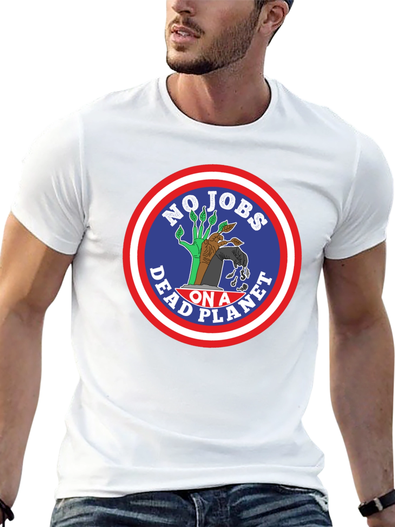 No Jobs on a Dead Planet Graphic Tee