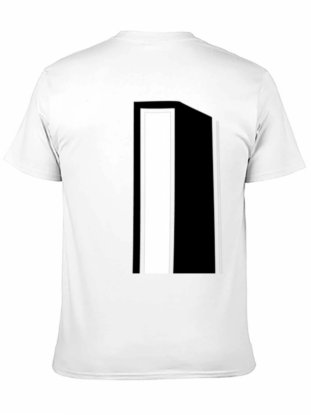 Abstract Black & White Graphic Tee