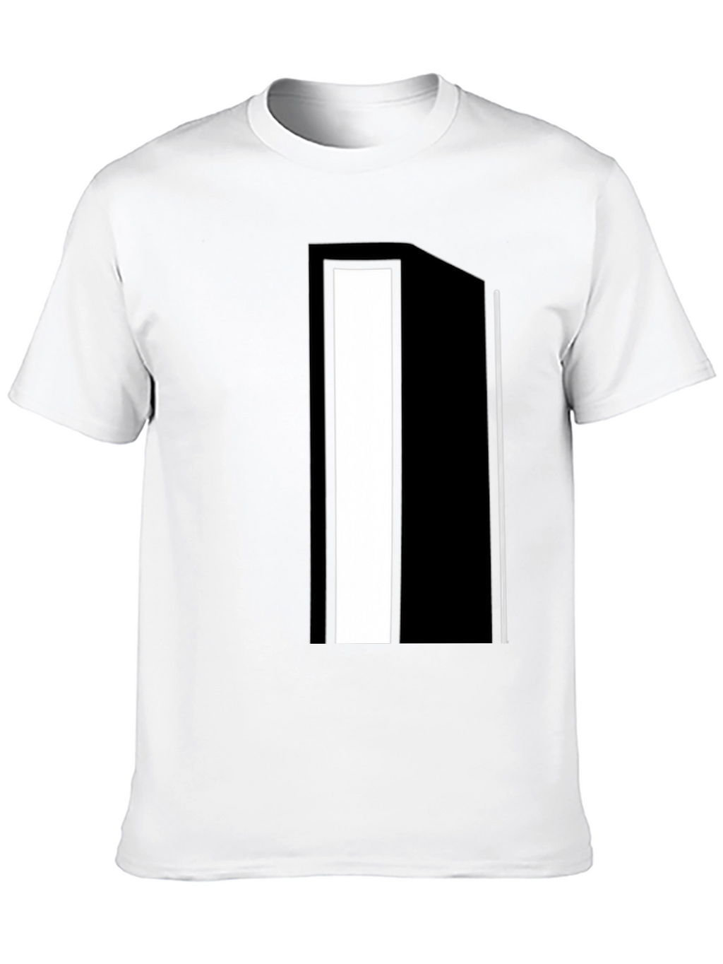 Abstract Black & White Graphic Tee