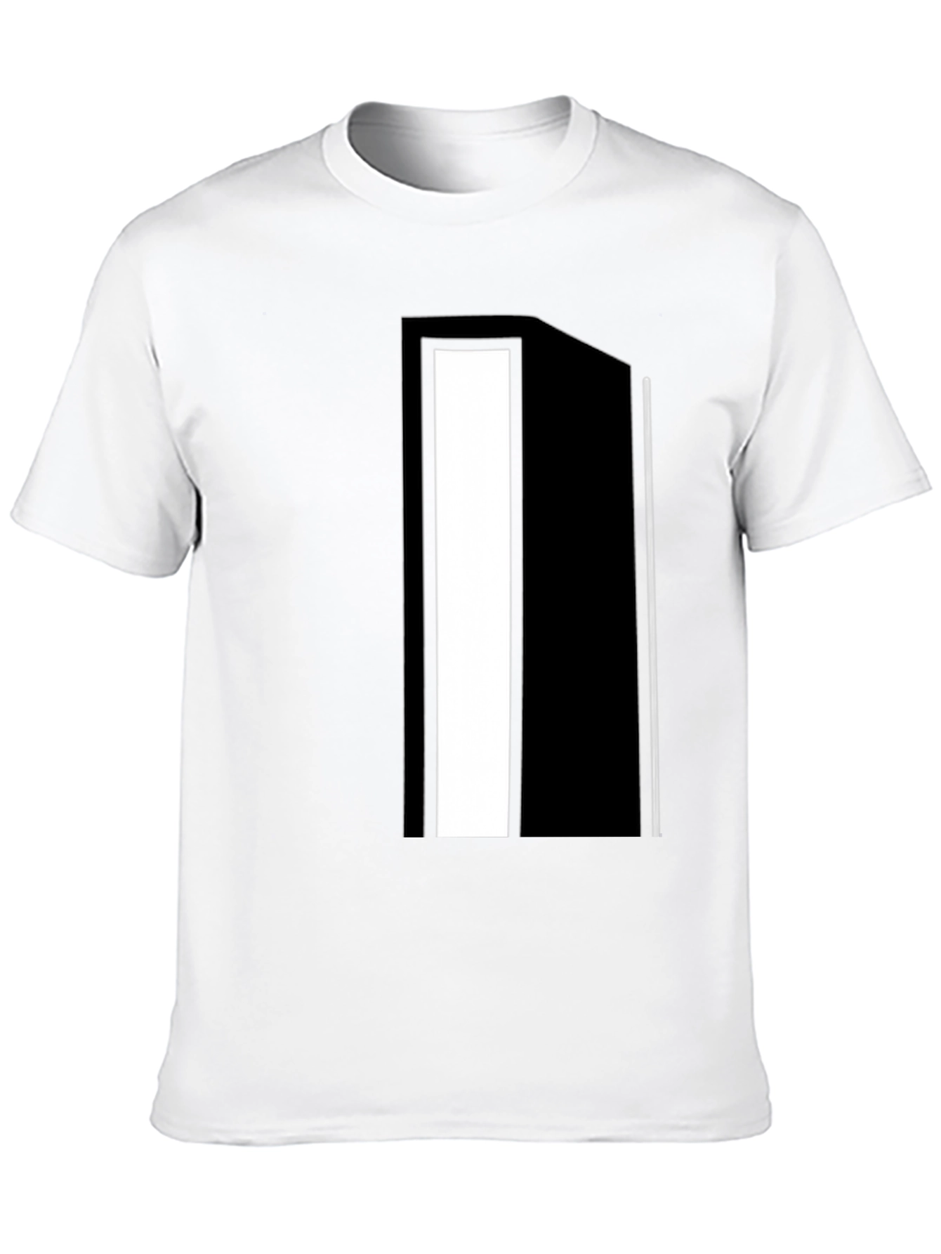 Abstract Black & White Graphic Tee