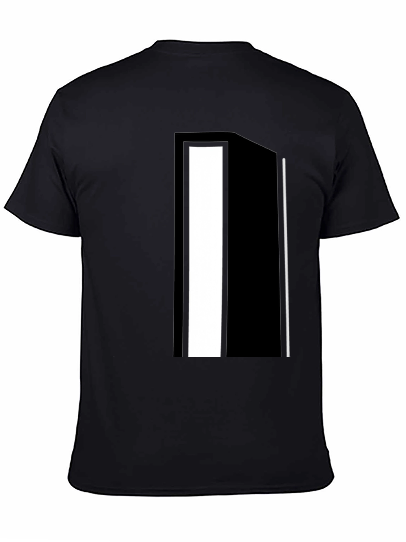 Abstract Black & White Graphic Tee