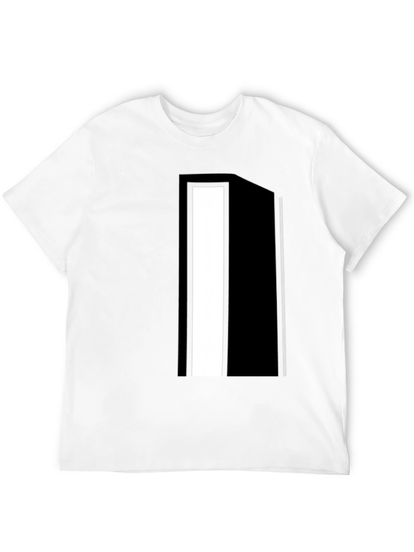 Abstract Black & White Graphic Tee
