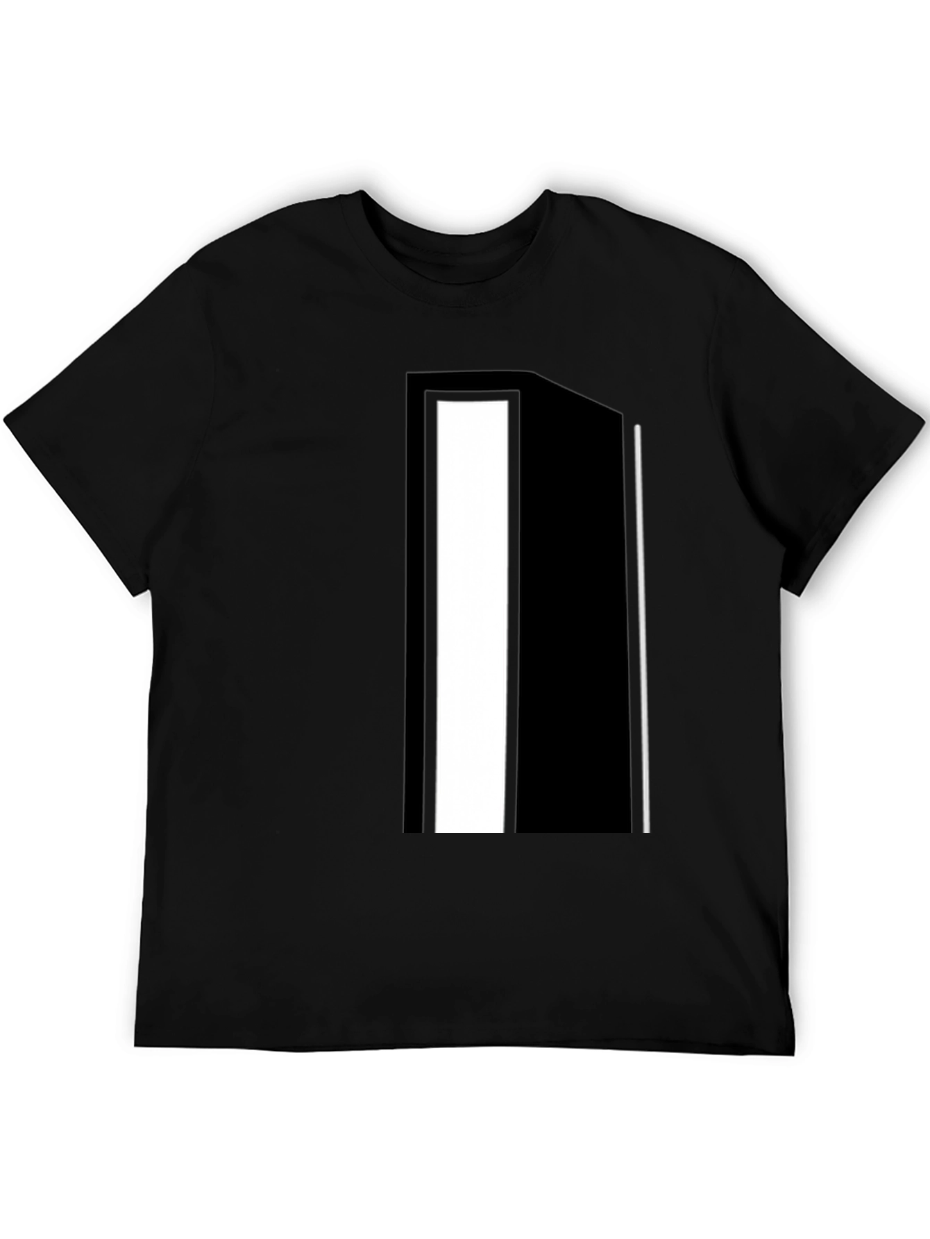 Abstract Black & White Graphic Tee