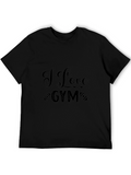 I Love Gym Black T-Shirt