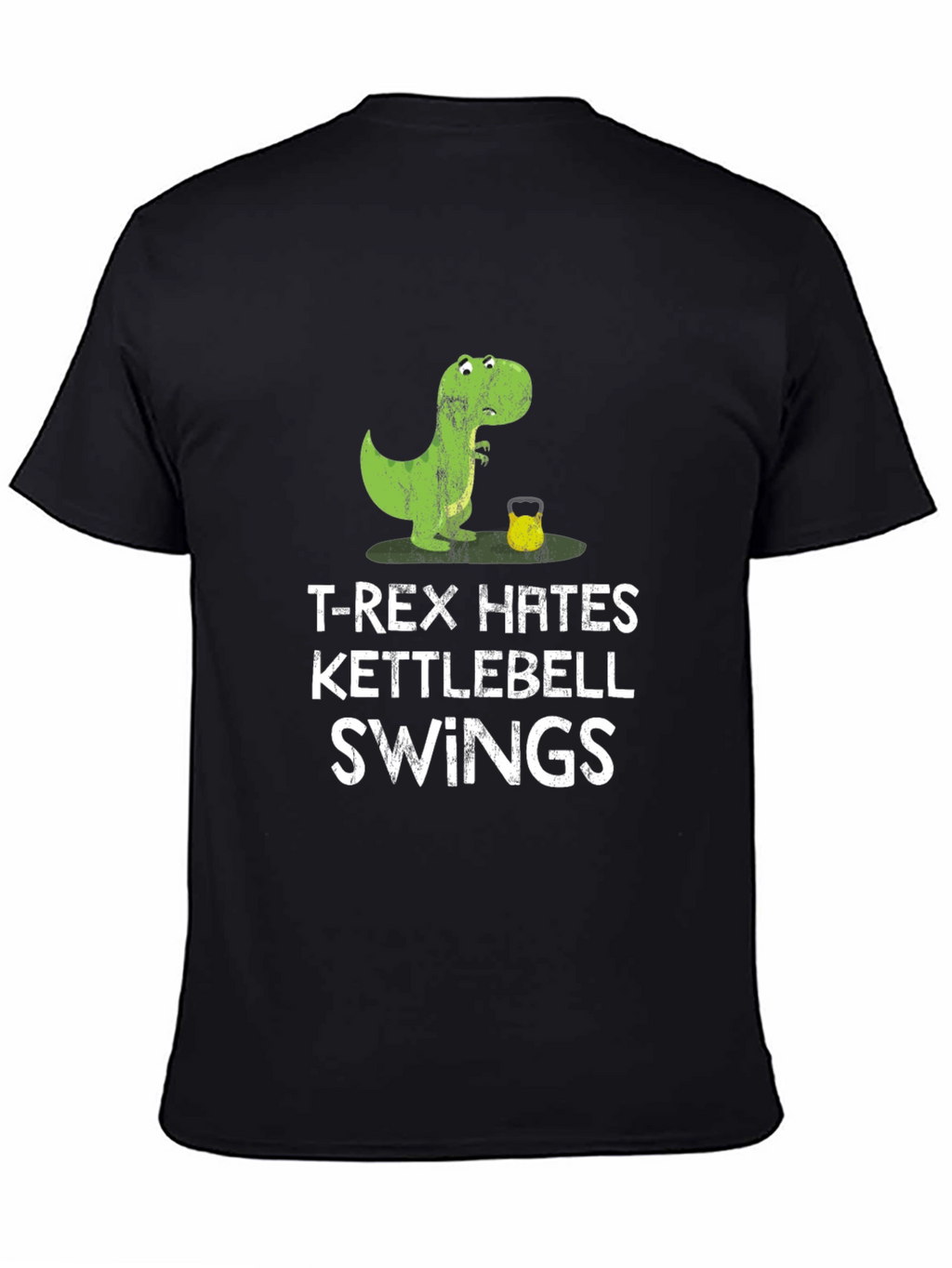 T-Rex Hates Kettlebell Swings Graphic T-Shirt