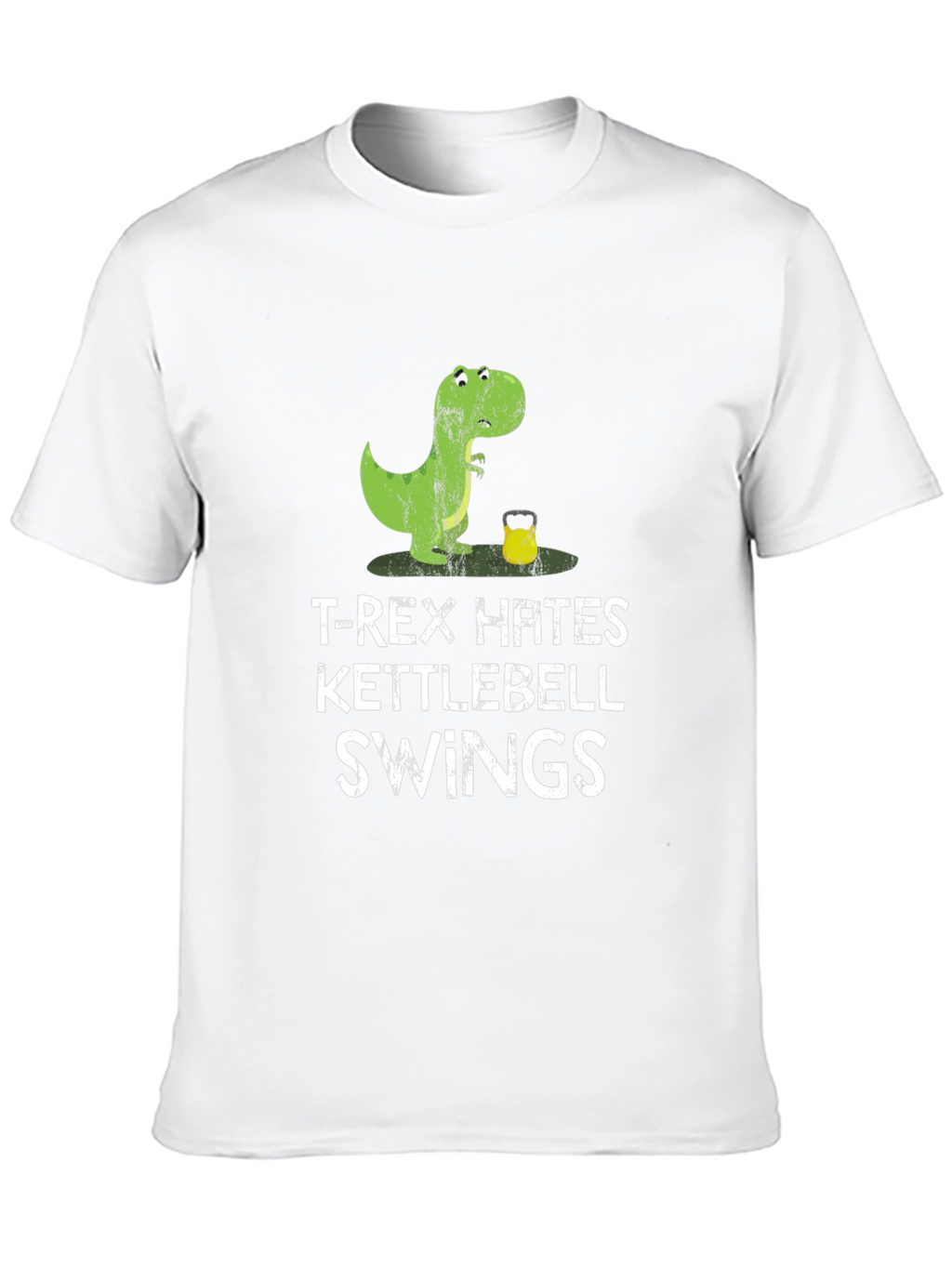 T-Rex Hates Kettlebell Swings Graphic T-Shirt