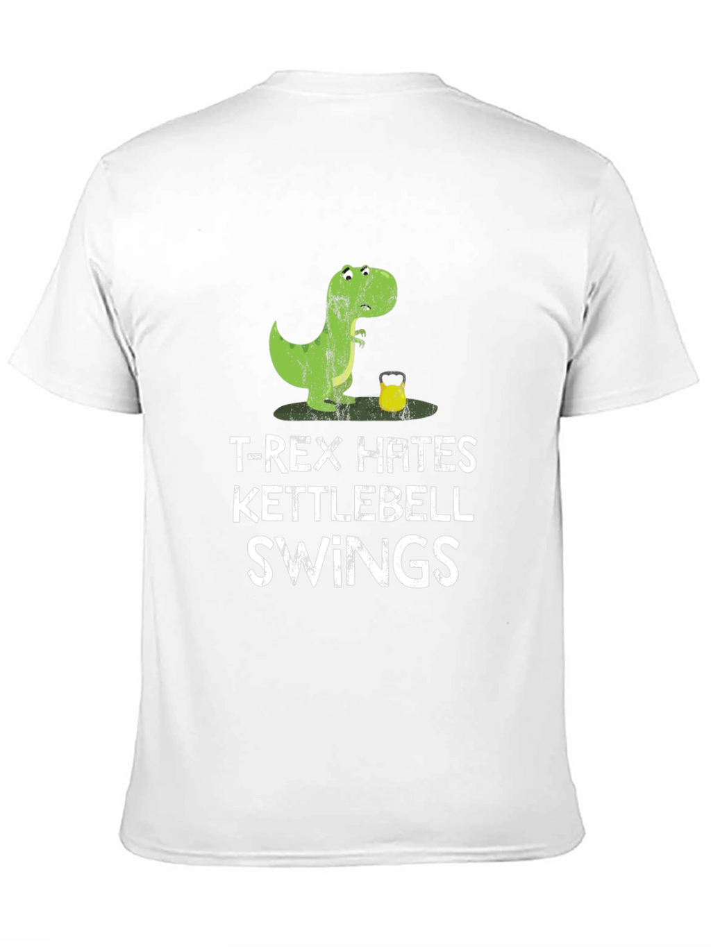 T-Rex Hates Kettlebell Swings Graphic T-Shirt