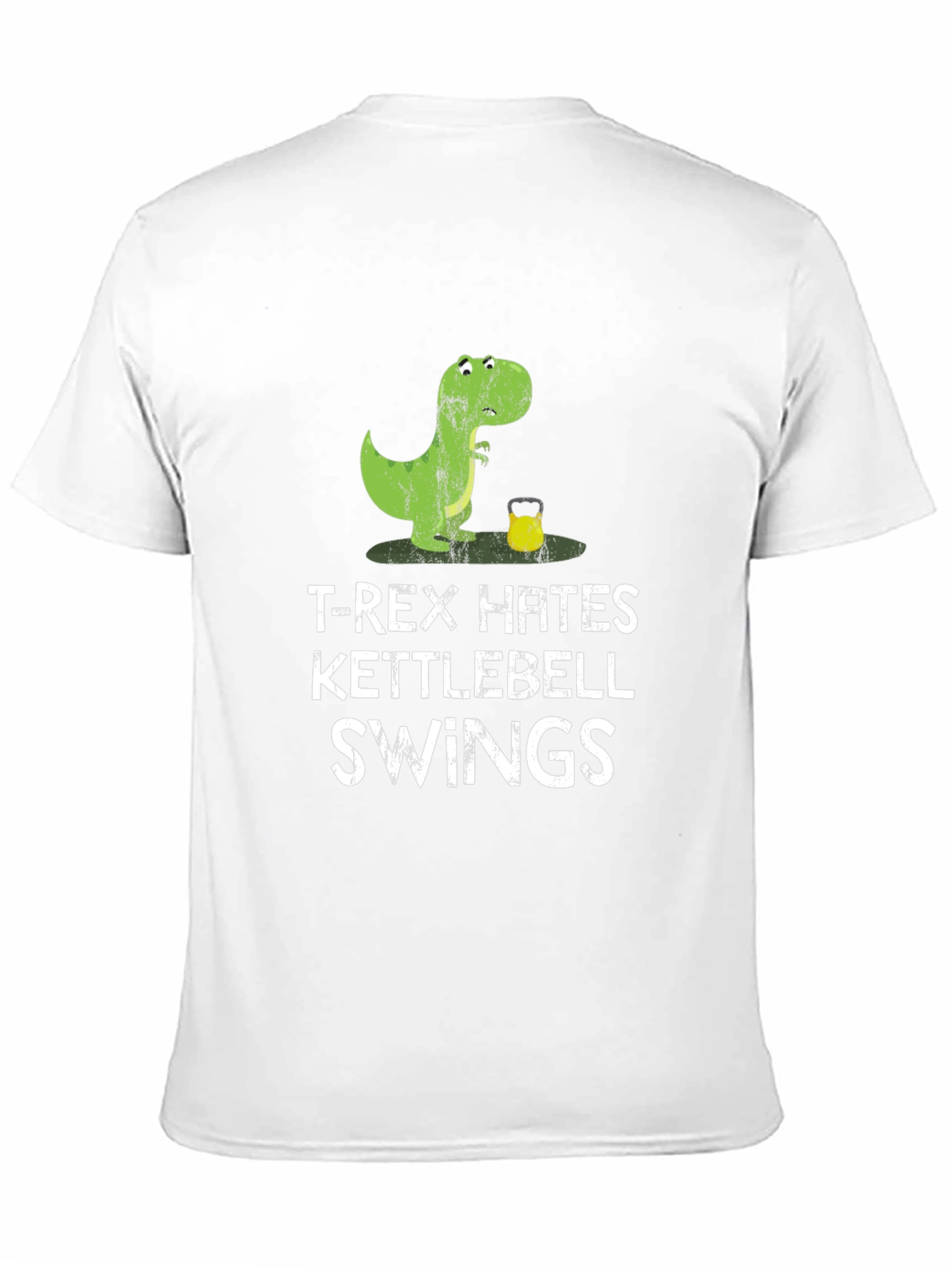 T-Rex Hates Kettlebell Swings Graphic T-Shirt