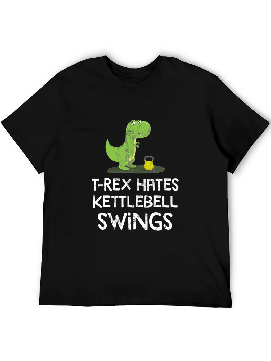 T-Rex Hates Kettlebell Swings Graphic T-Shirt