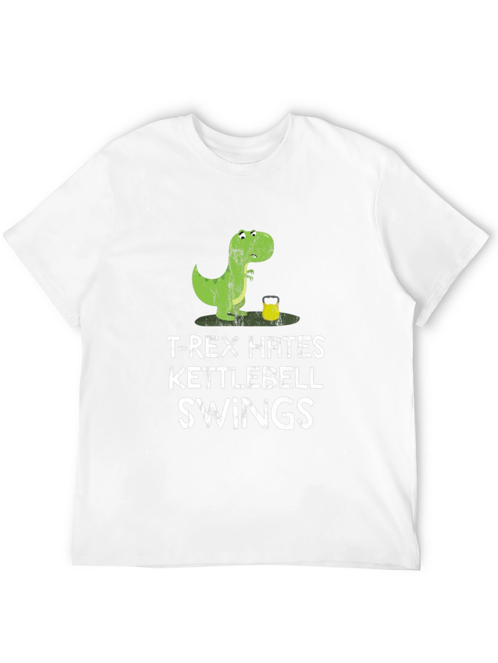 T-Rex Hates Kettlebell Swings Graphic T-Shirt