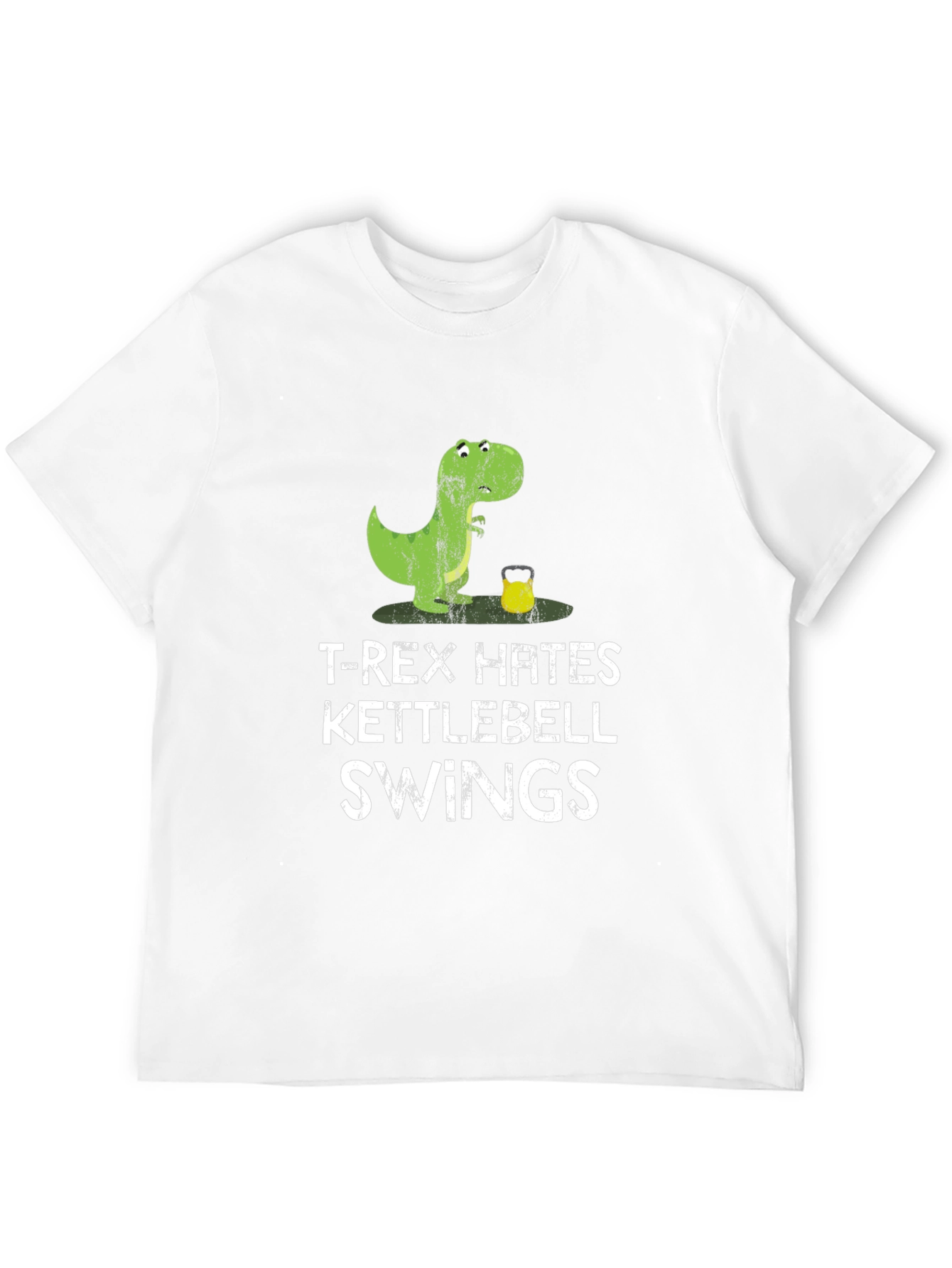 T-Rex Hates Kettlebell Swings Graphic T-Shirt