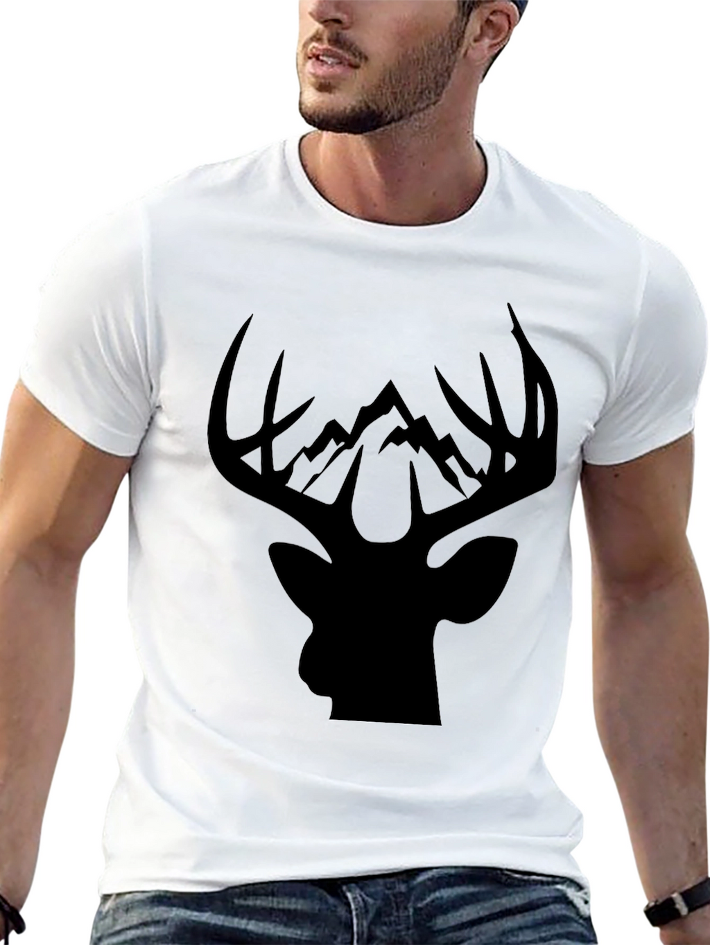 Mountain Deer Silhouette Tee