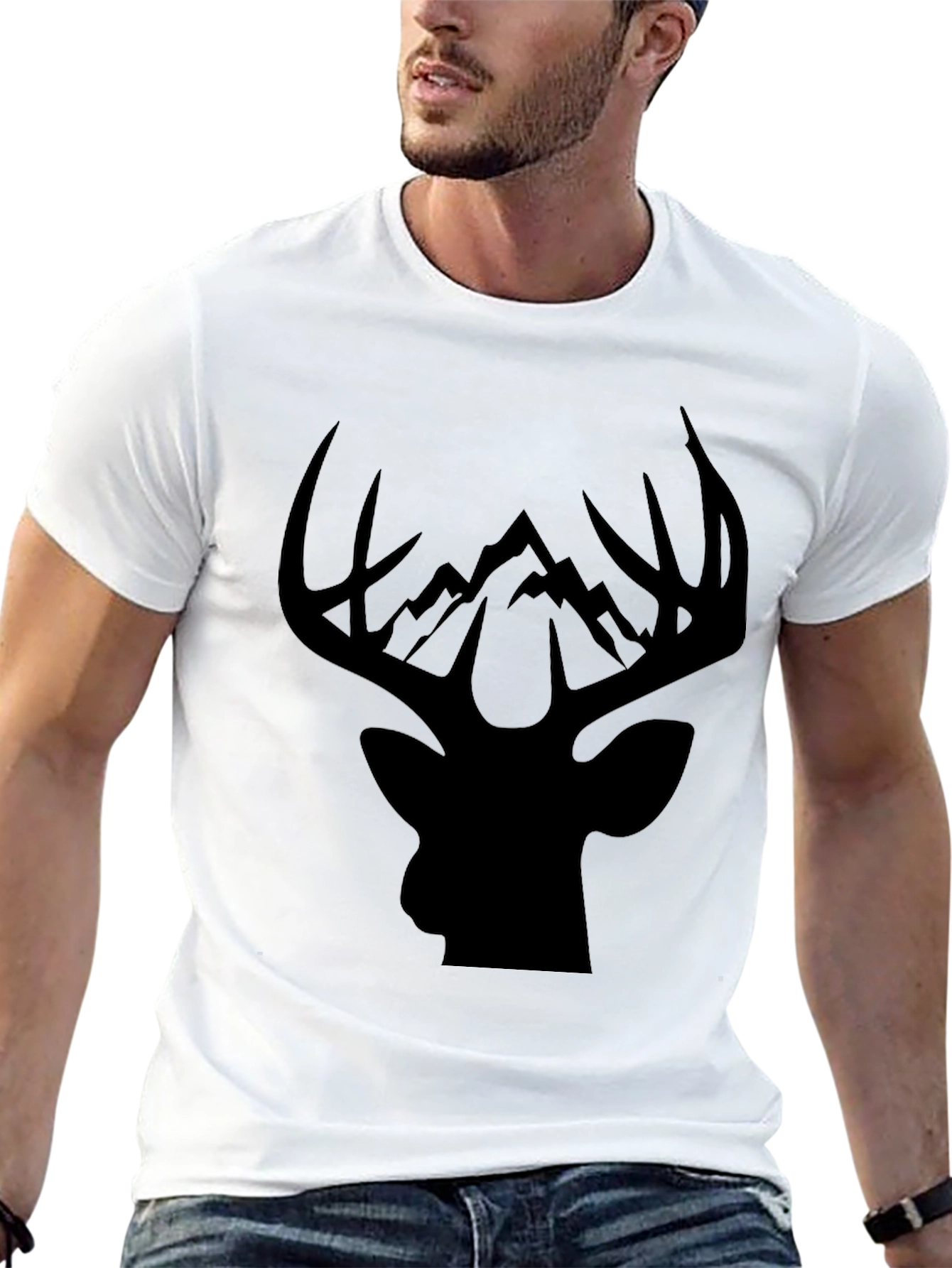 Mountain Deer Silhouette Tee