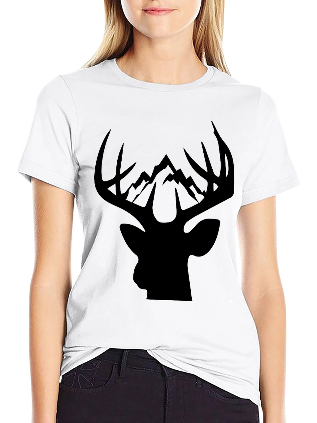 Mountain Deer Silhouette Tee