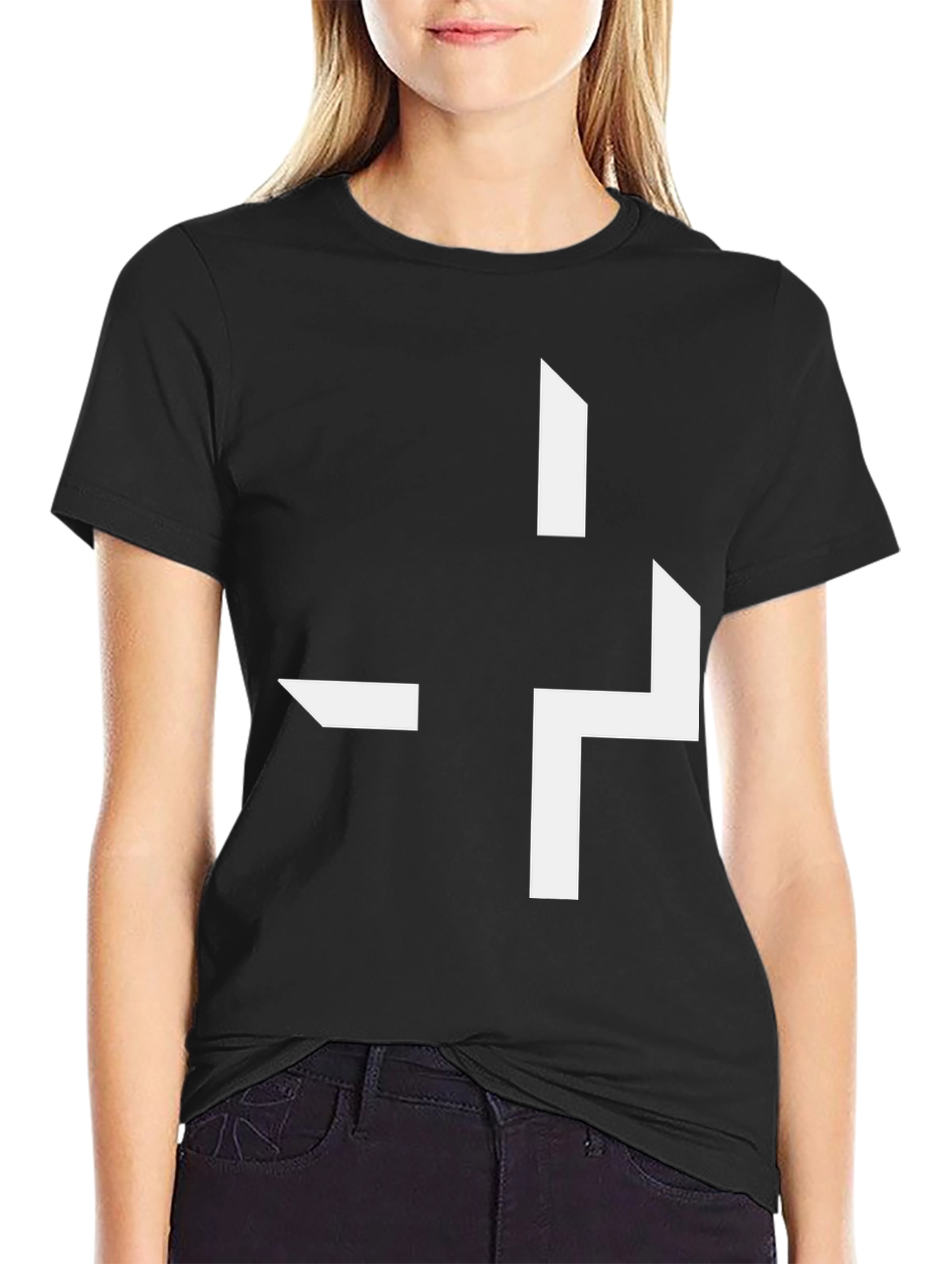 Abstract Geometric Tee - Modern Graphic Shirt