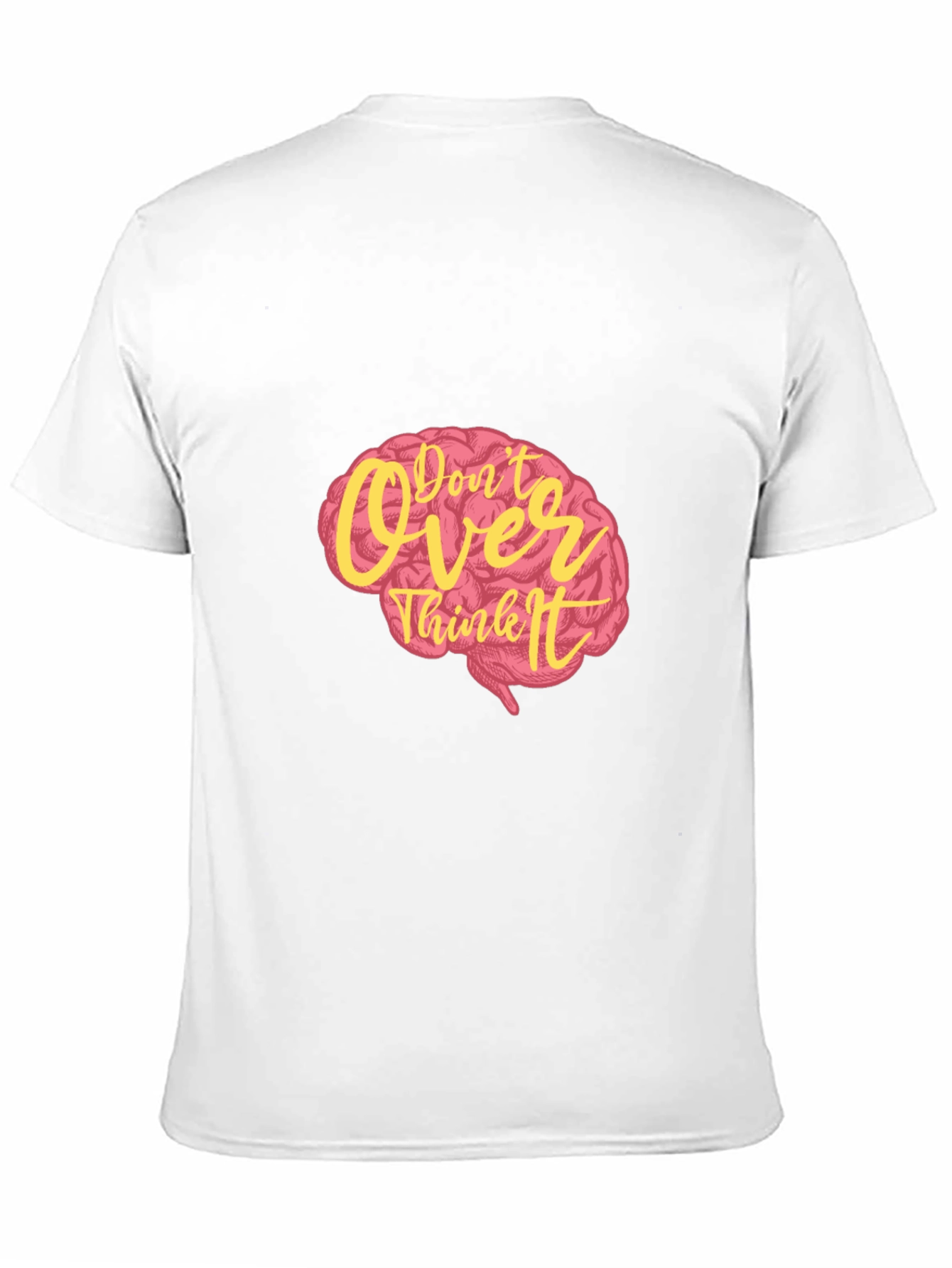 Dont Overthink It Graphic Tee - Black