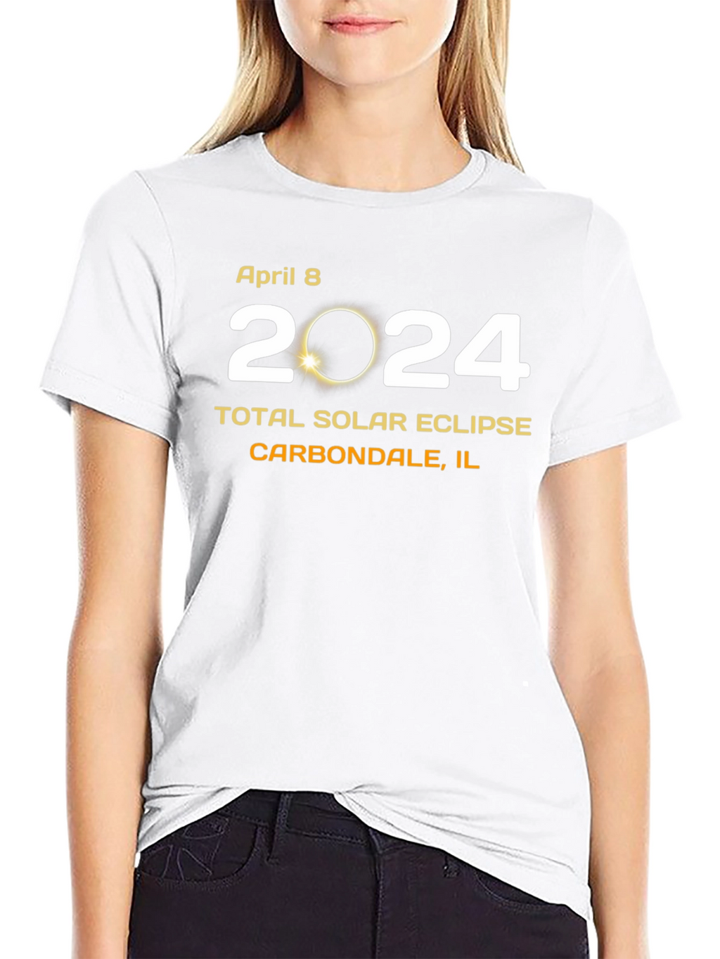 April 8 2024 Total Solar Eclipse T-Shirt