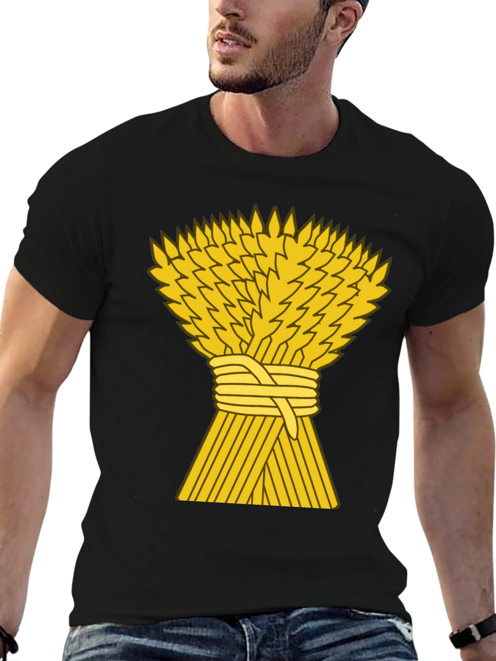 Wheat Stalk Graphic Tee - Farm Fresh Style