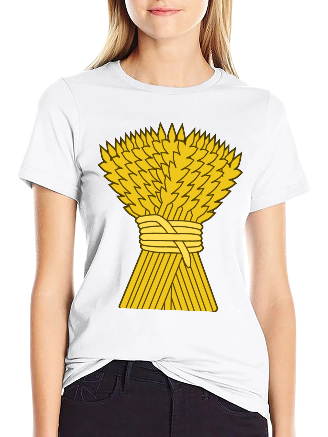 Wheat Stalk Graphic Tee - Farm Fresh Style