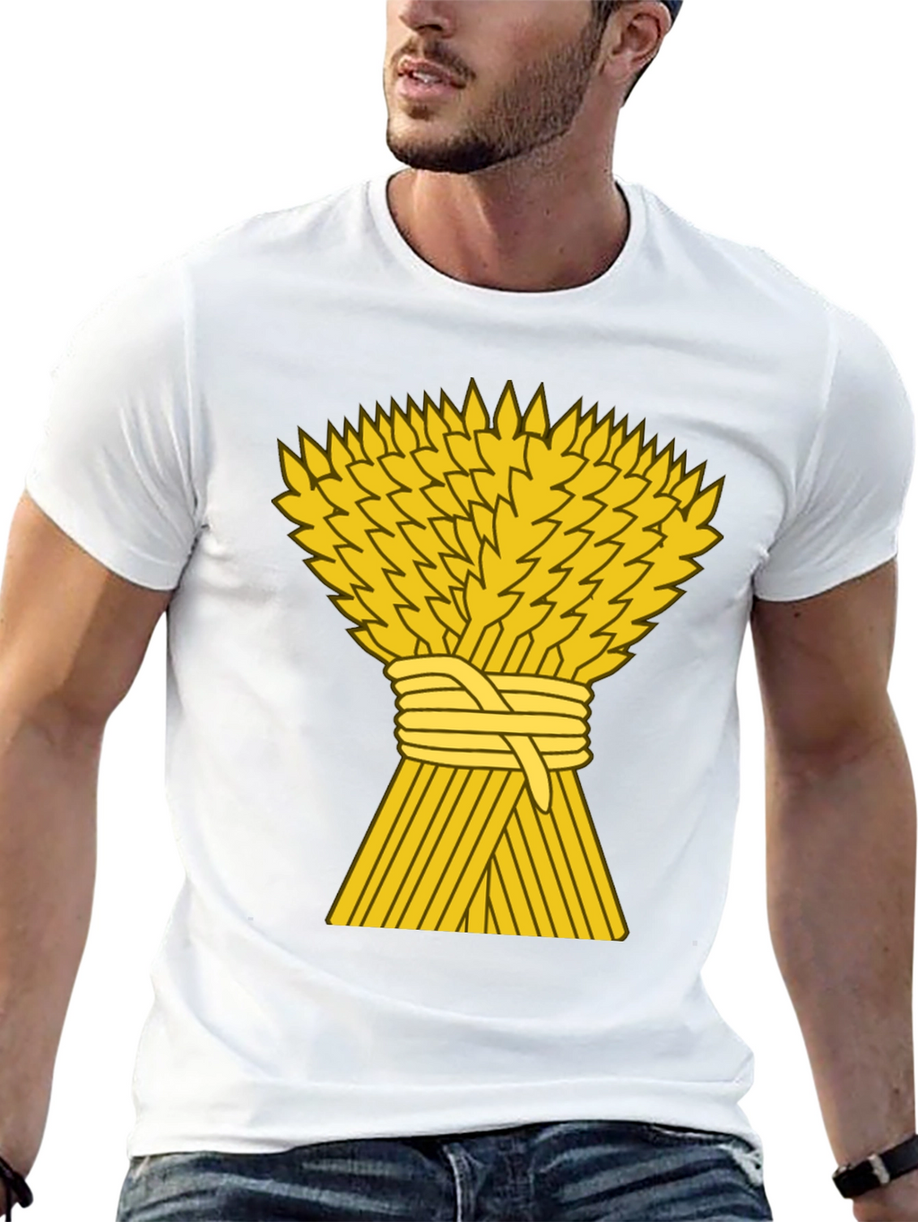 Wheat Stalk Graphic Tee - Farm Fresh Style