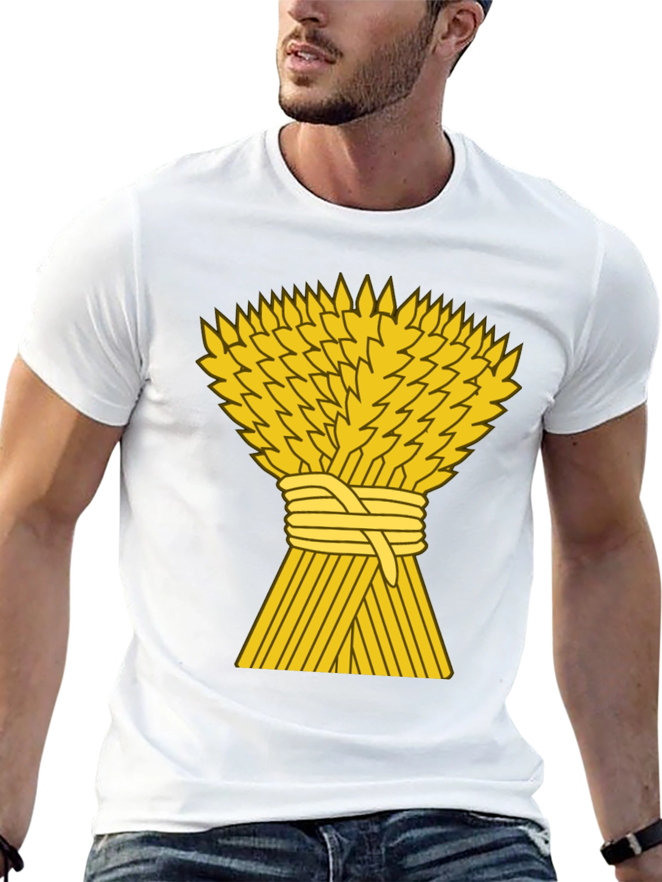 Wheat Stalk Graphic Tee - Farm Fresh Style