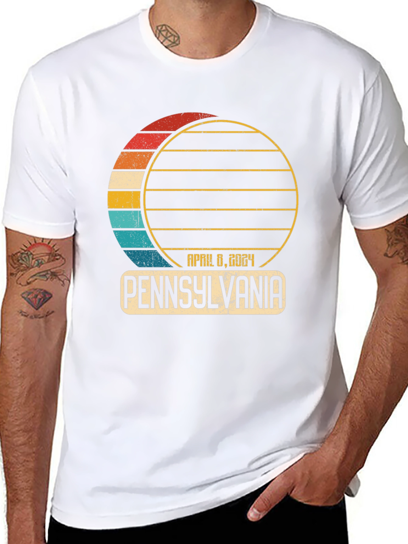 Pennsylvania Eclipse April 8 2024 T-Shirt