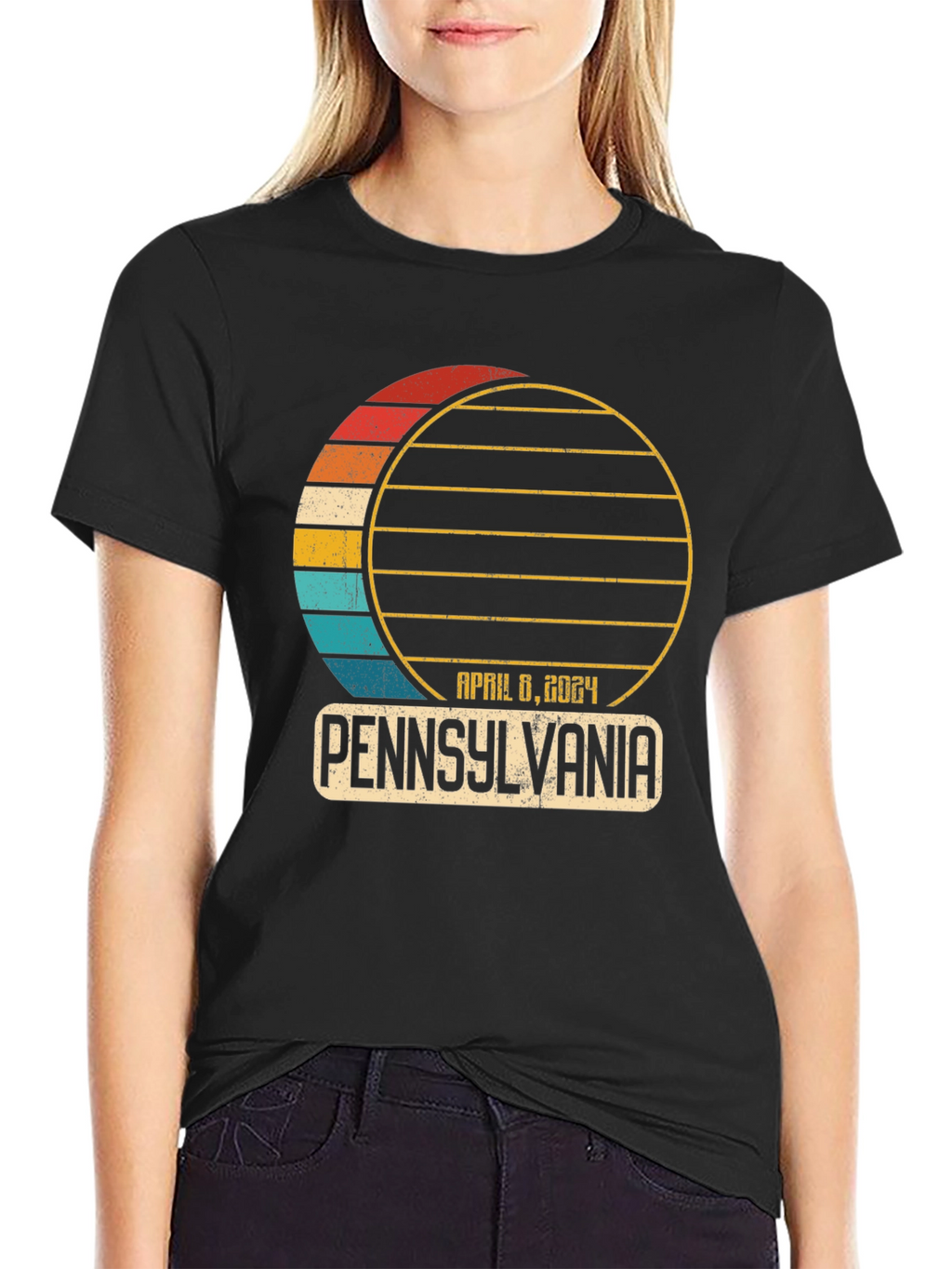 Pennsylvania Eclipse April 8 2024 T-Shirt
