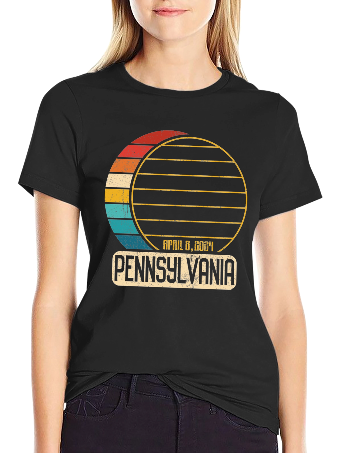 Pennsylvania Eclipse April 8 2024 T-Shirt