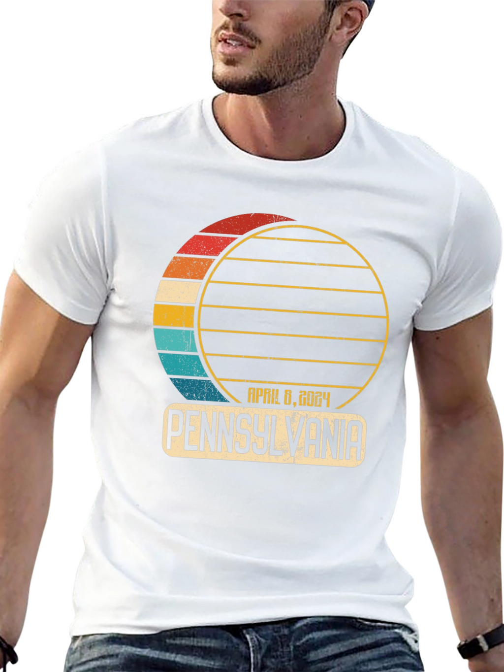 Pennsylvania Eclipse April 8 2024 T-Shirt