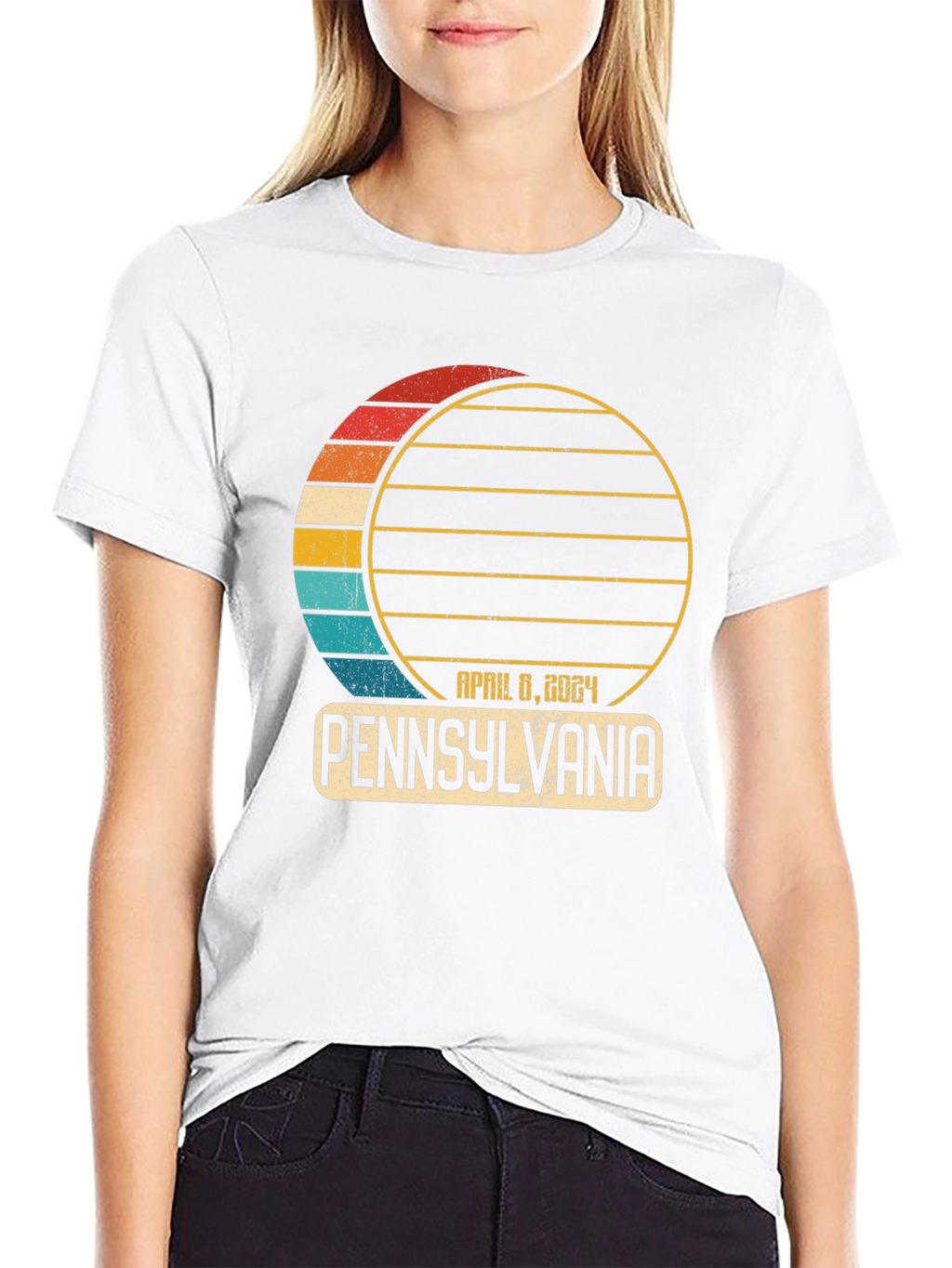 Pennsylvania Eclipse April 8 2024 T-Shirt