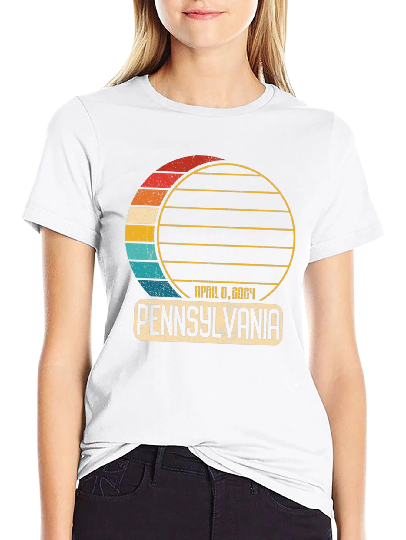 Pennsylvania Eclipse April 8 2024 T-Shirt