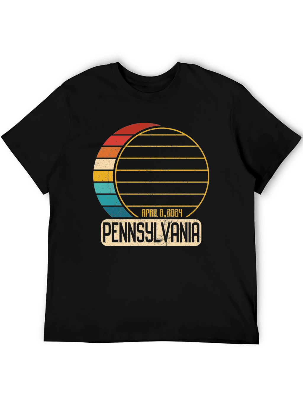 Pennsylvania Eclipse April 8 2024 T-Shirt