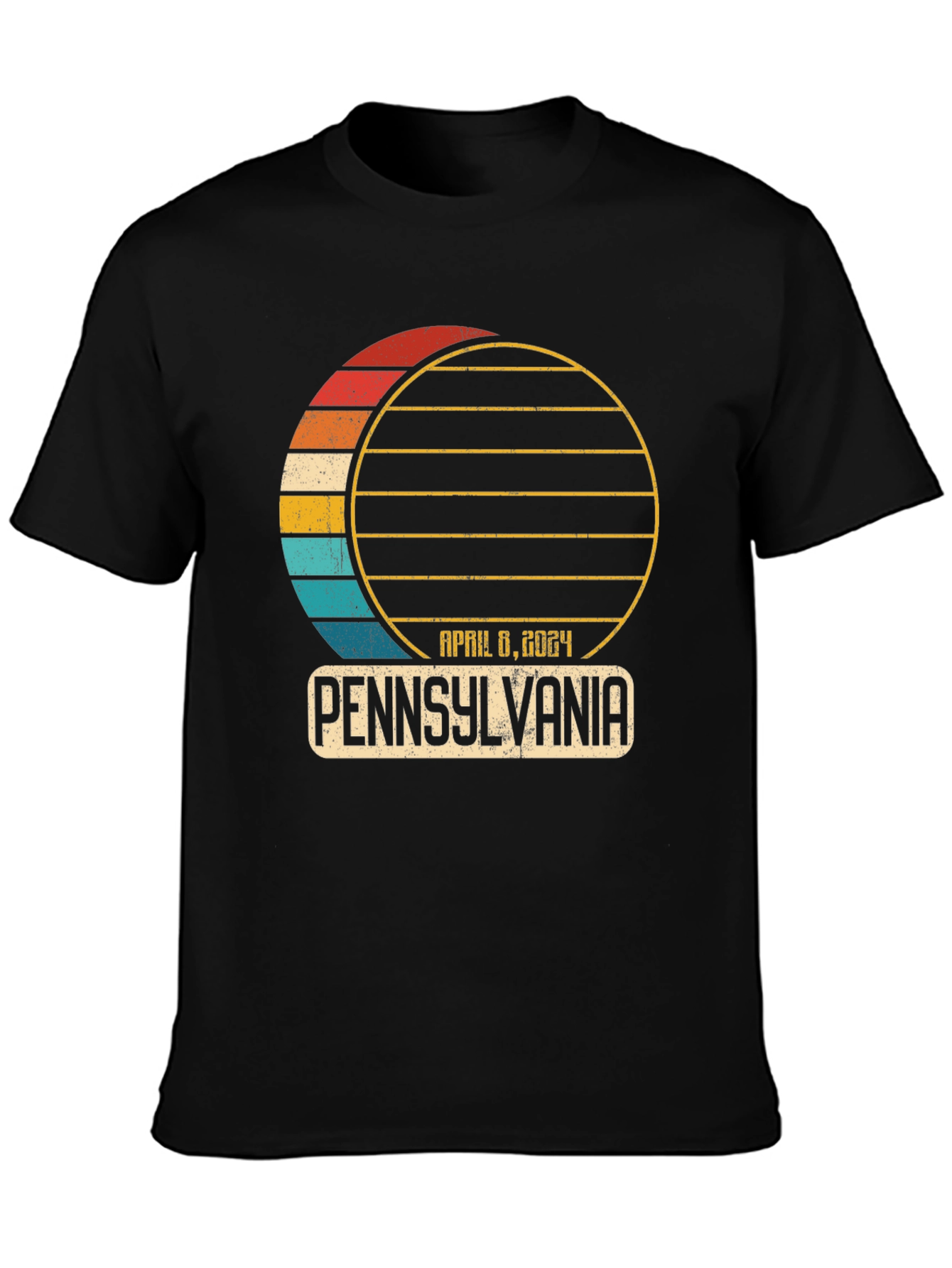 Pennsylvania Eclipse April 8 2024 T-Shirt