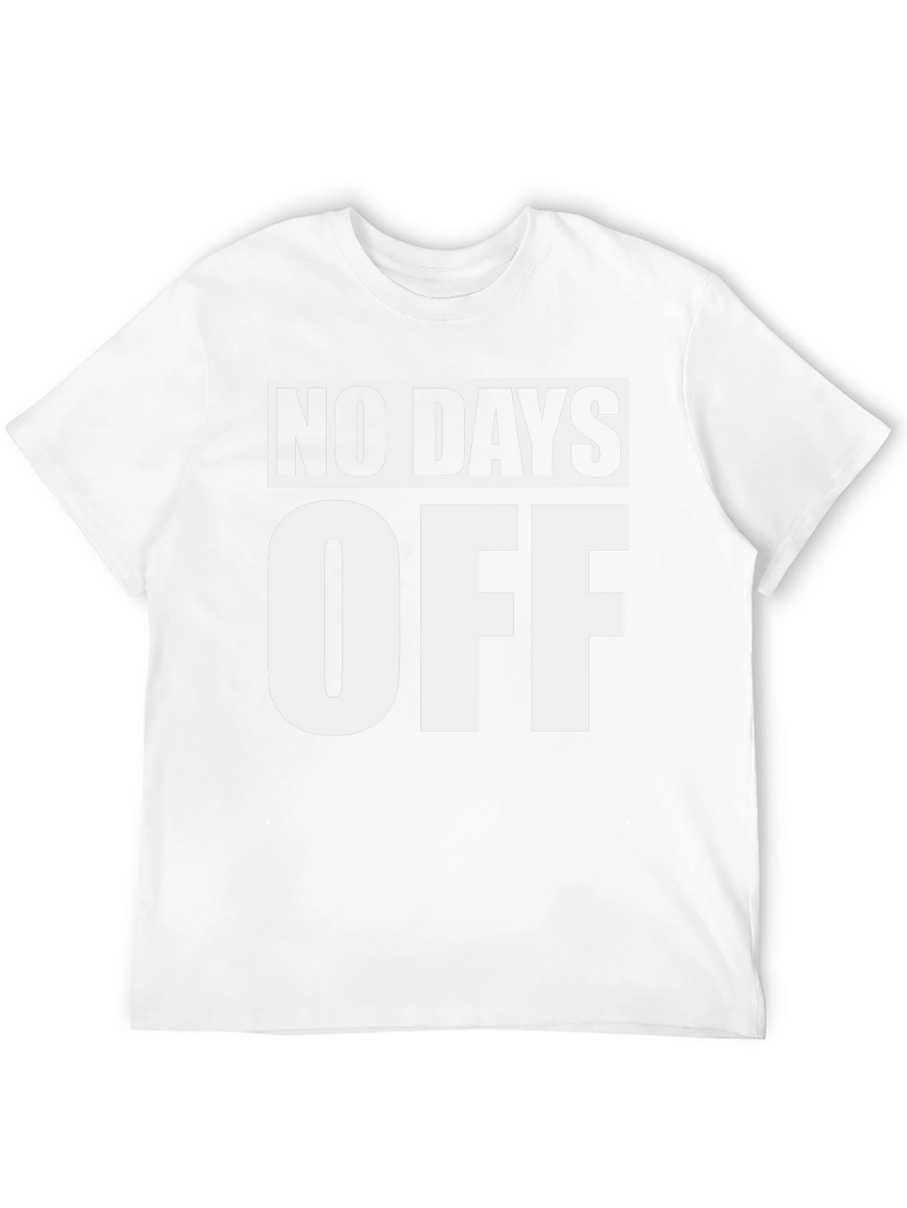 No Days Off Black Graphic Tee