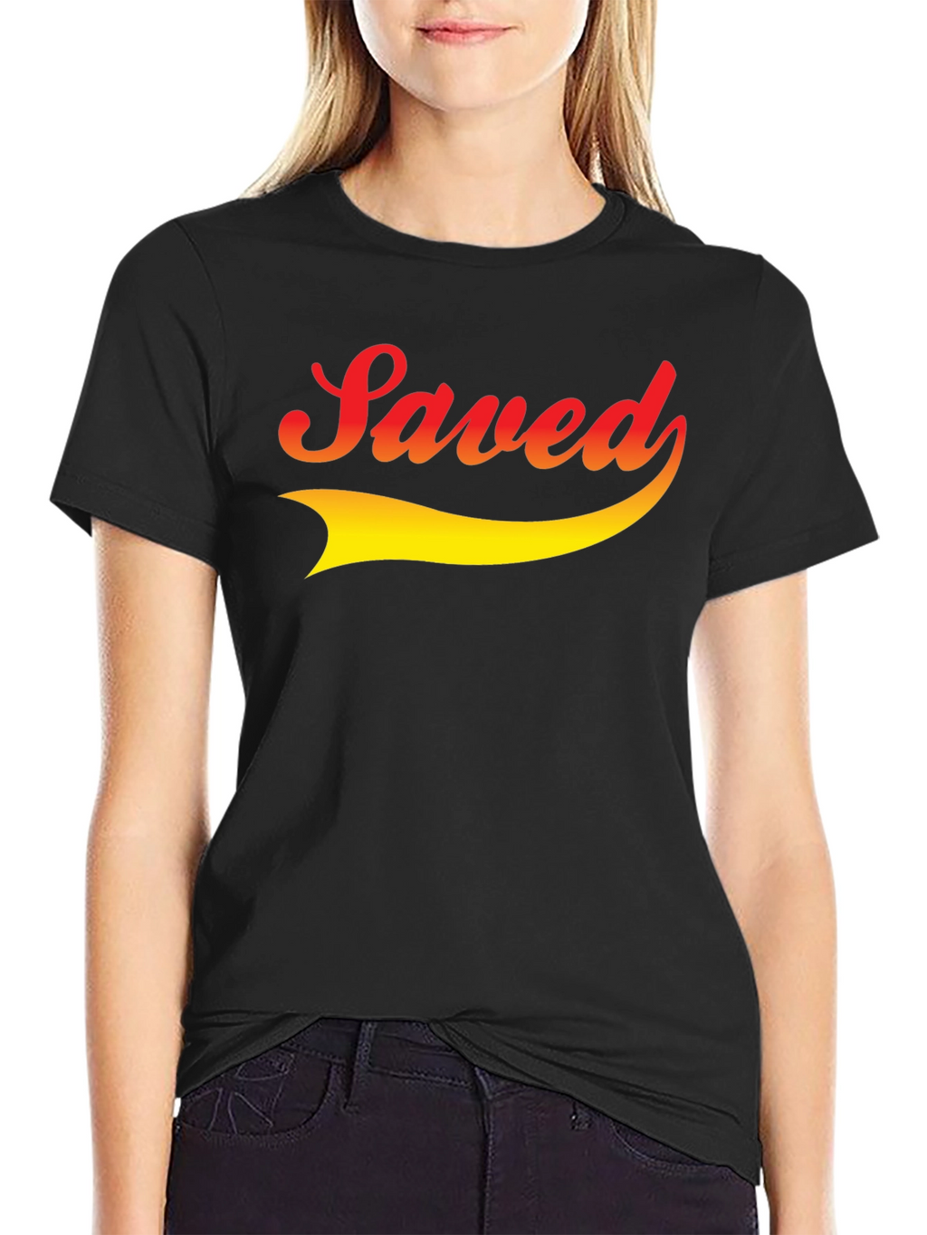 Saved Graphic Tee - Trendy Faith-Based Apparel