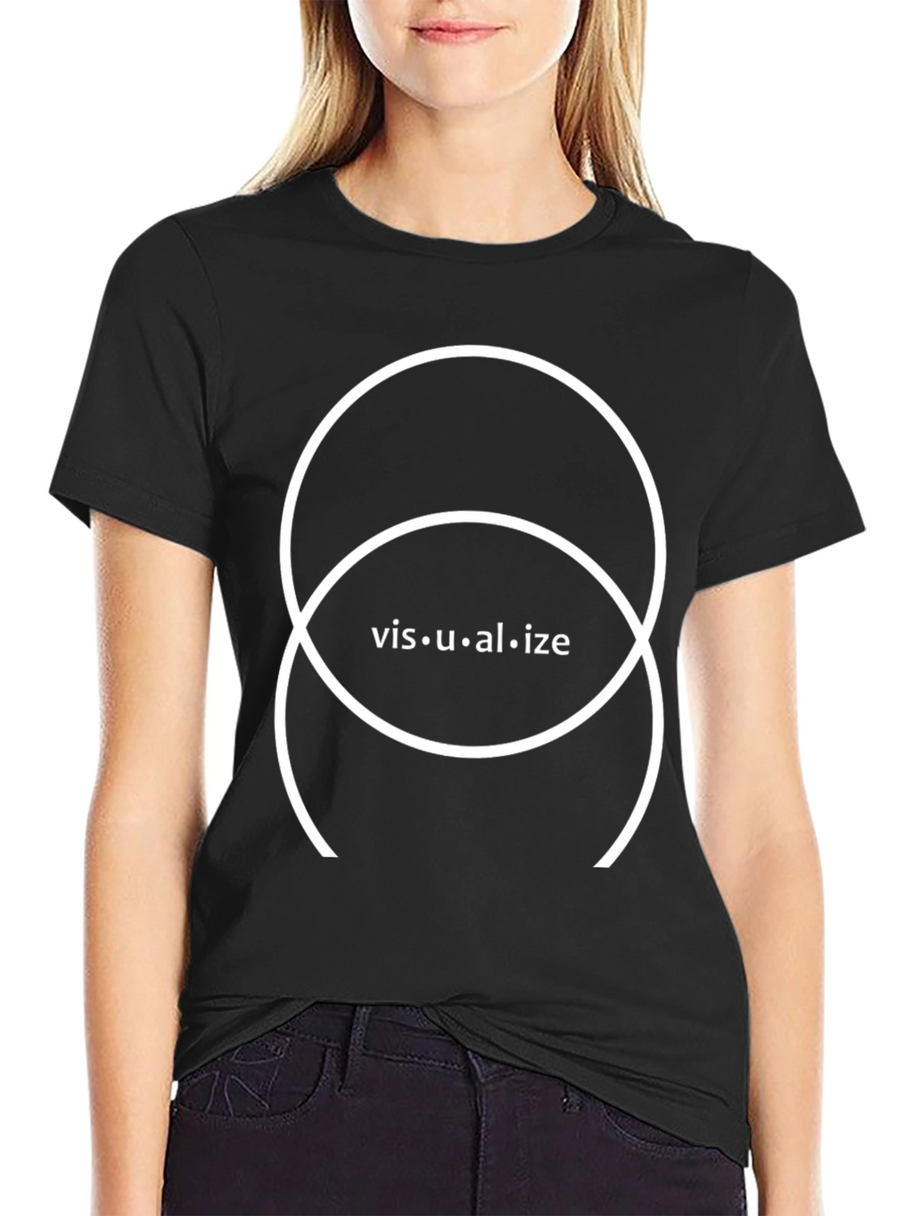 Visualize Graphic Tee - Minimalist Design