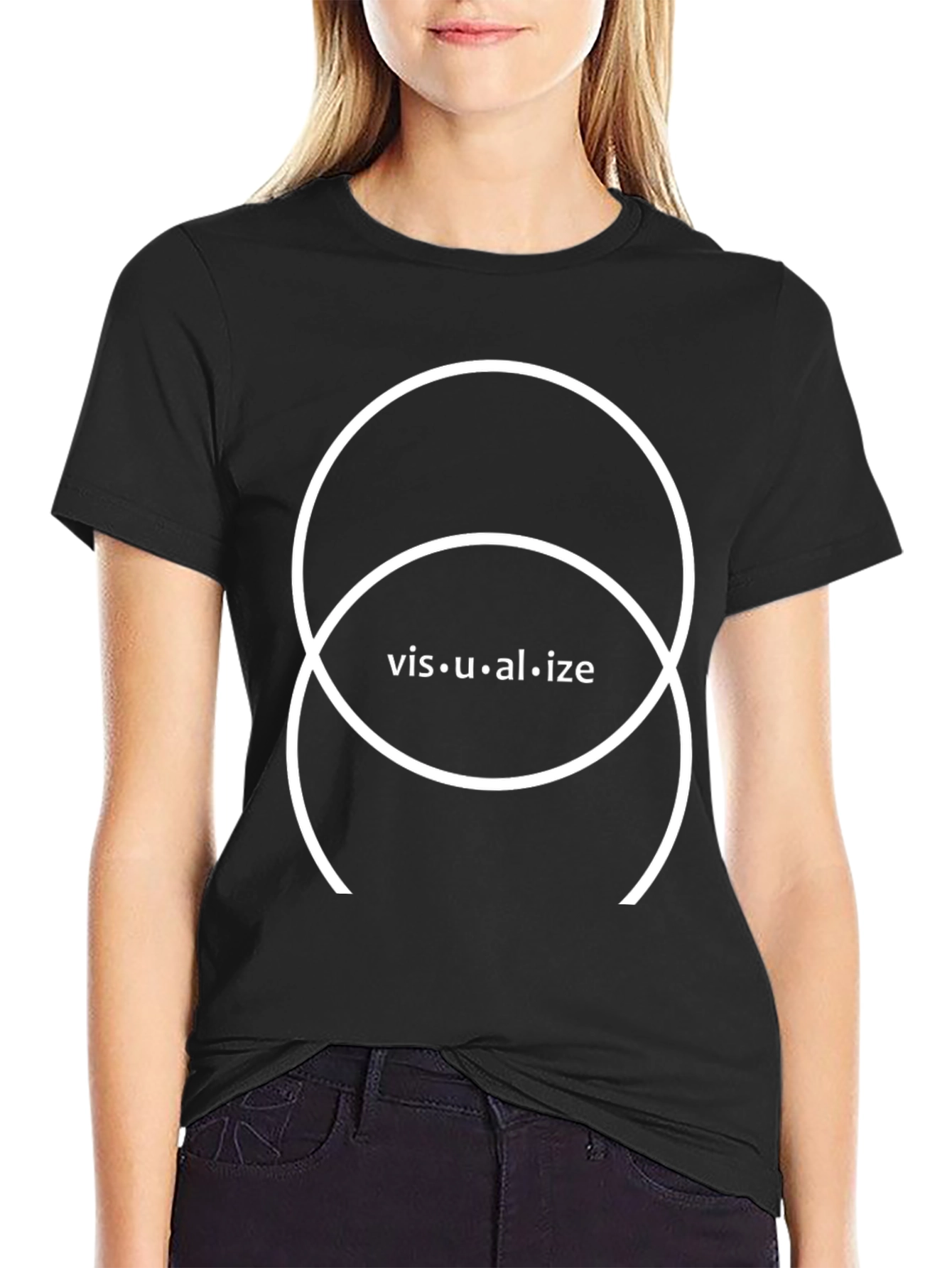 Visualize Graphic Tee - Minimalist Design