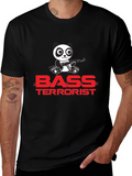 Bass Terrorist Panda T-Shirt - Black