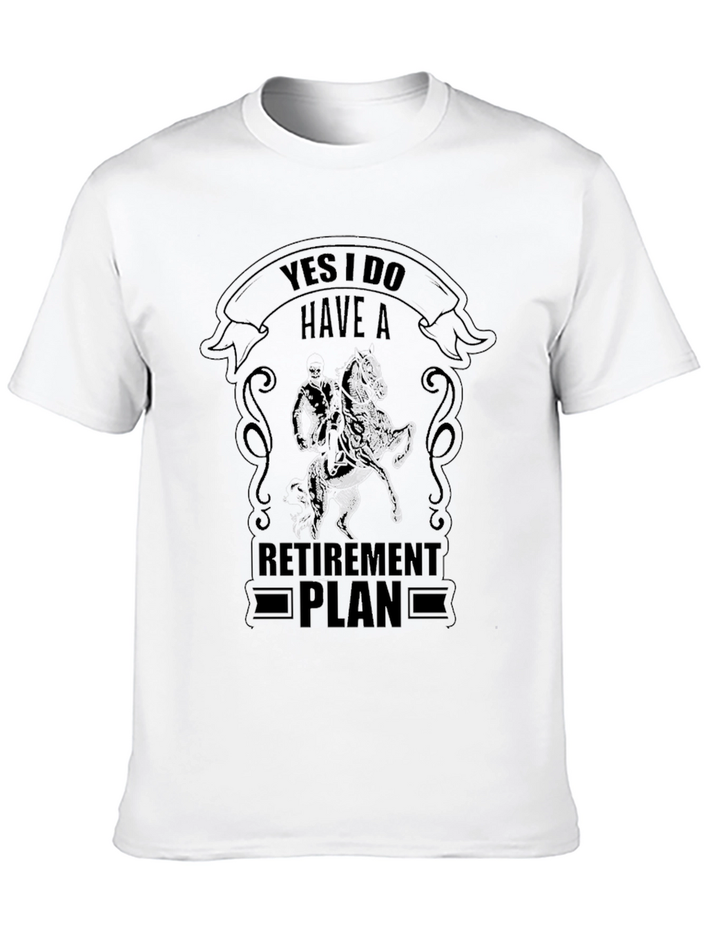 Retirement Plan Horse Graphic Tee