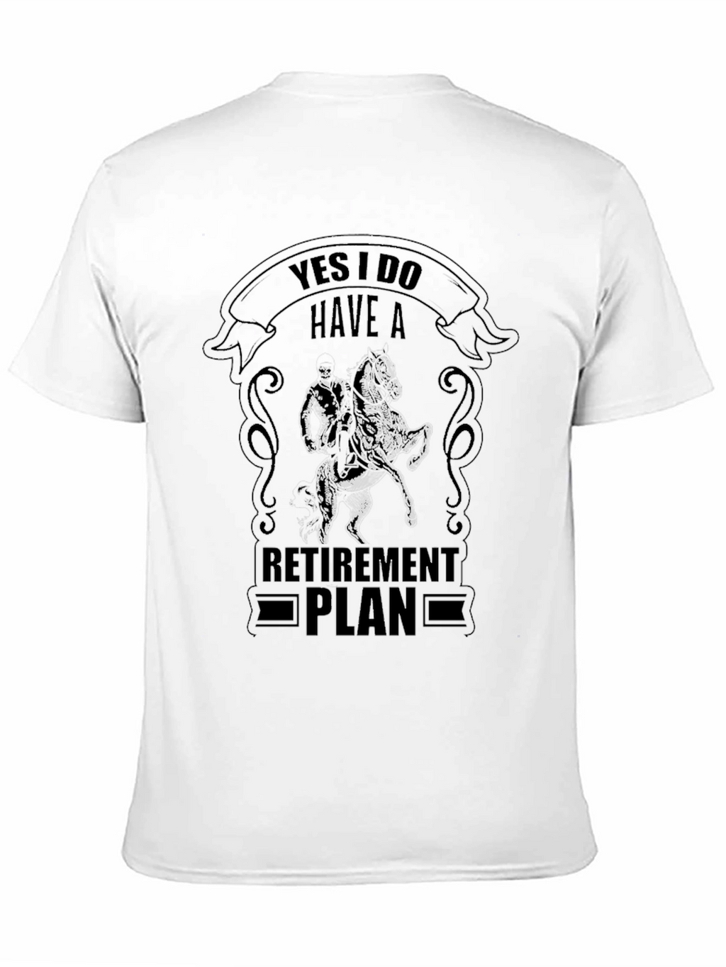 Retirement Plan Horse Graphic Tee