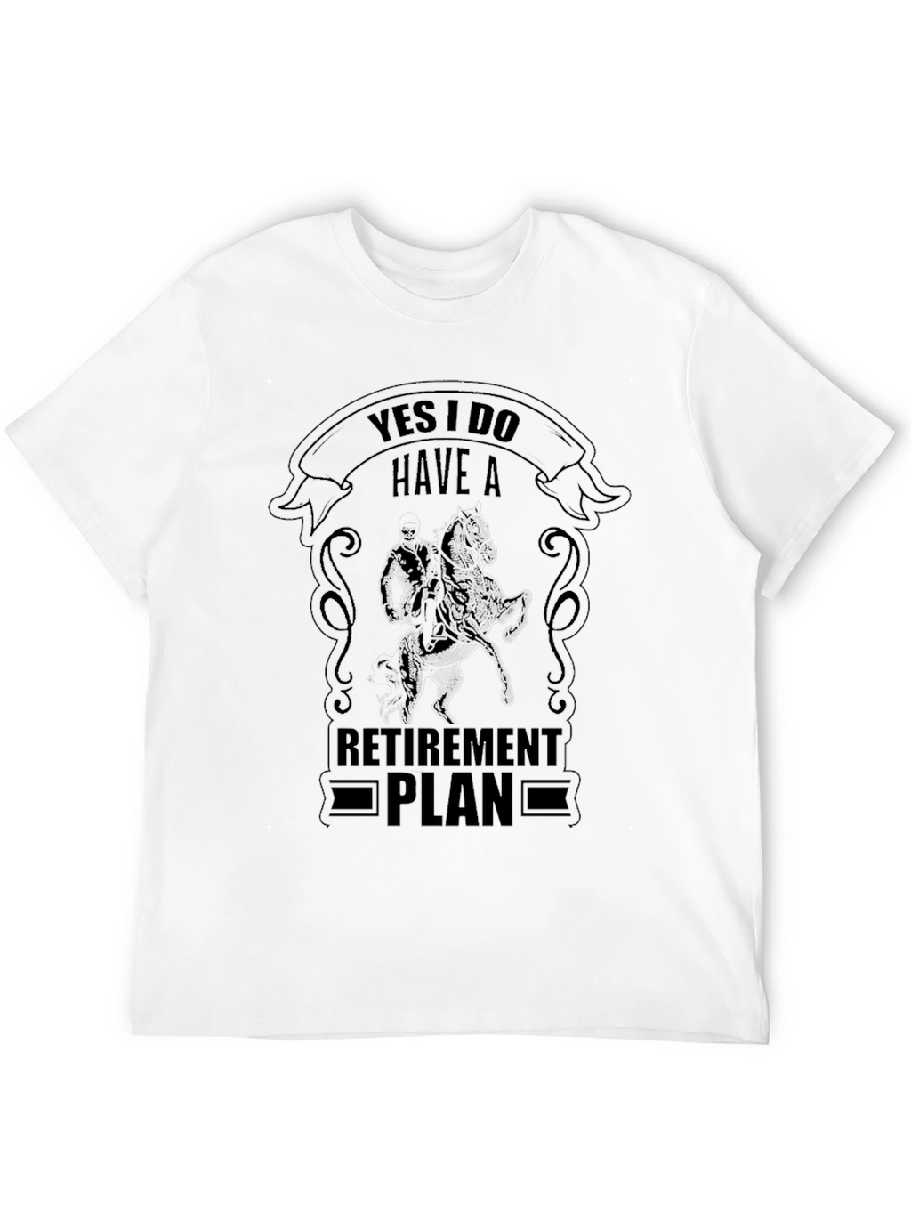 Retirement Plan Horse Graphic Tee