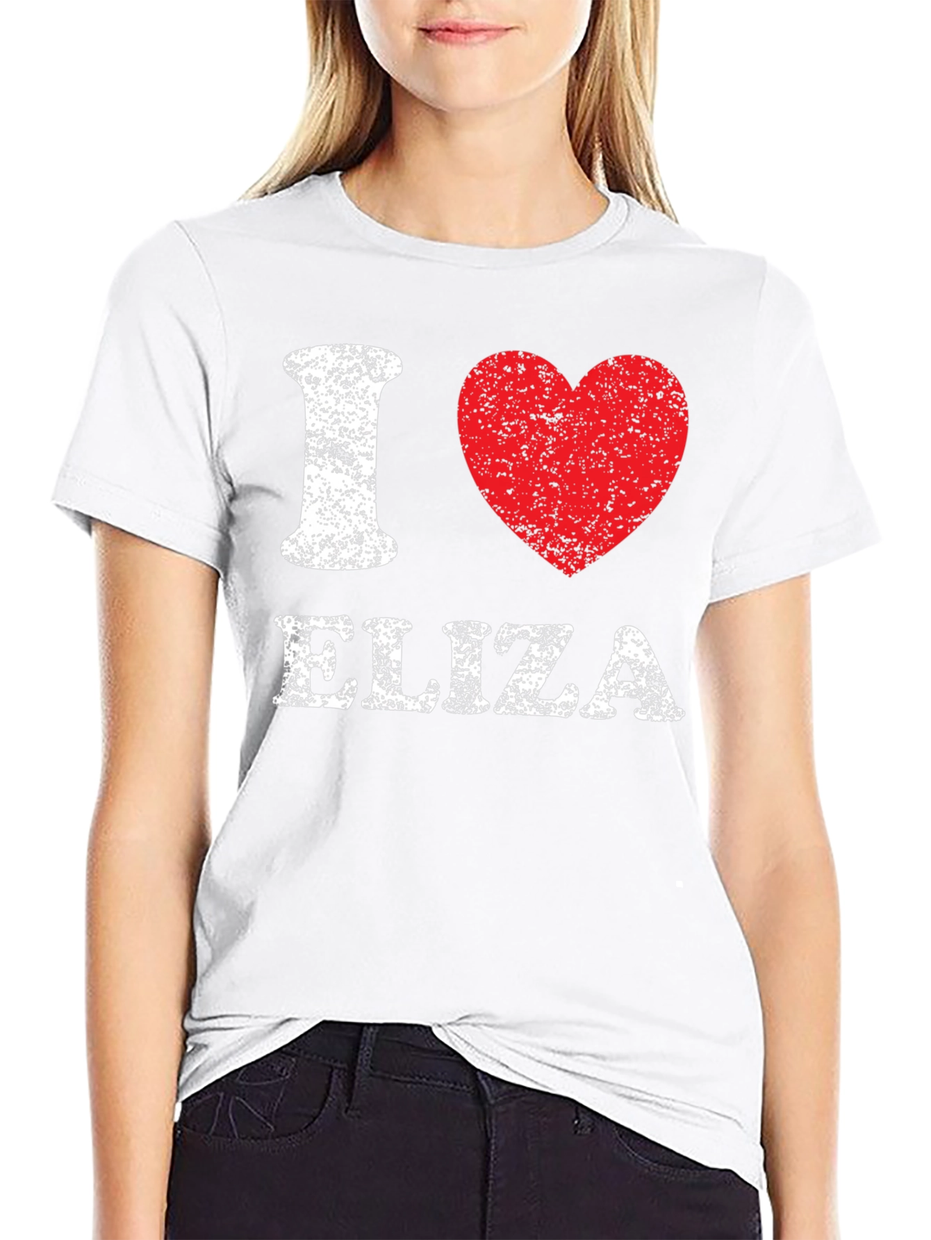 I Heart Eliza T-Shirt - Distressed Graphic Tee