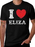 I Heart Eliza T-Shirt - Distressed Graphic Tee