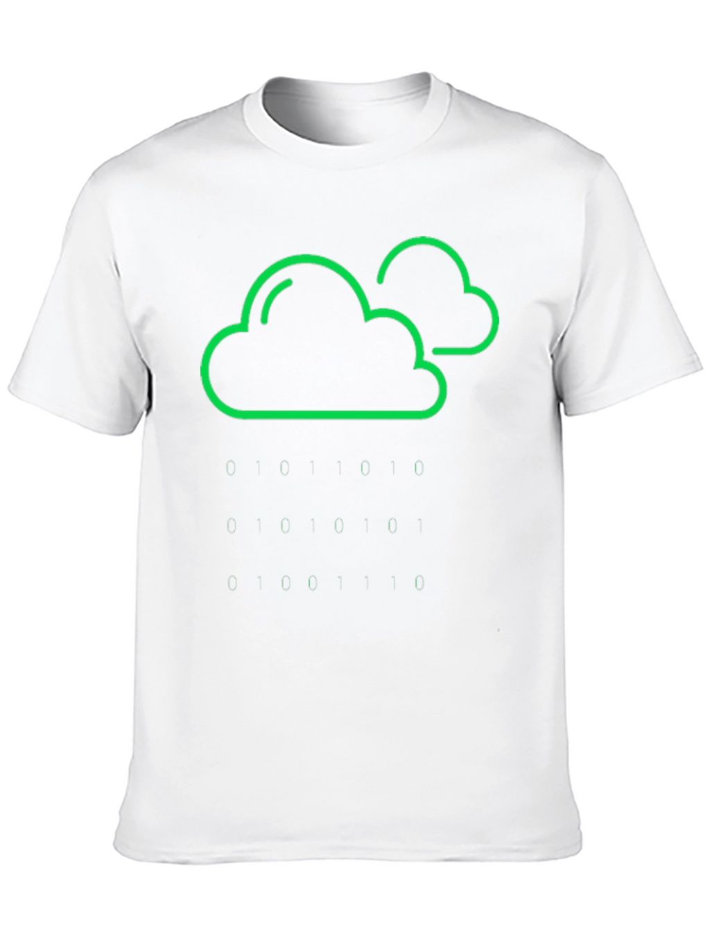 Cloud & Raindrop Graphic Tee - Black